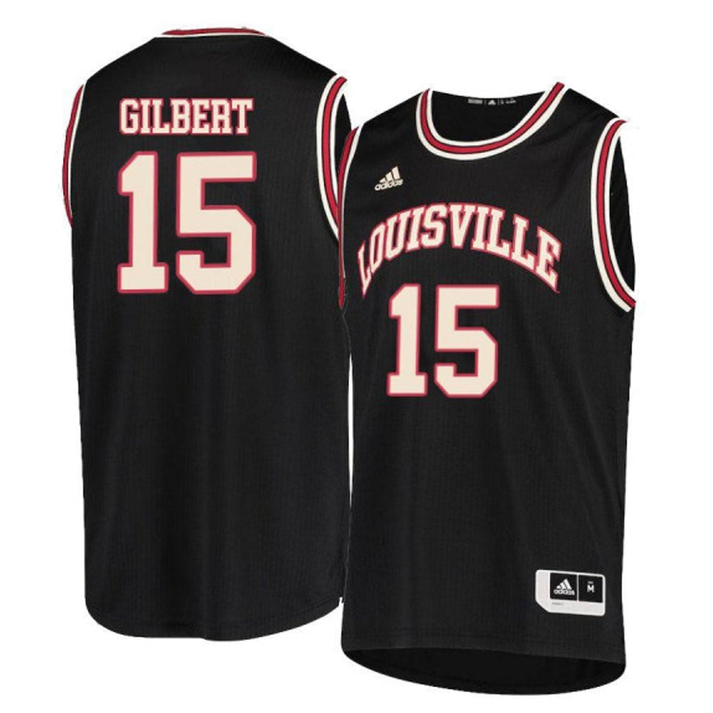 NCAAB Trent Gilbert Louisville Cardinals 15 Jersey