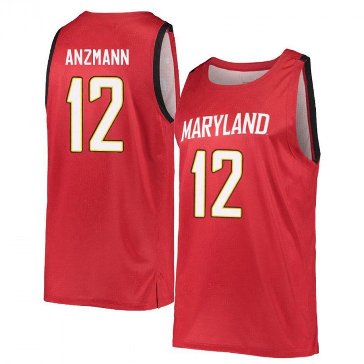 NCAAB Trevor Anzmann Maryland Terrapins 12 Jersey