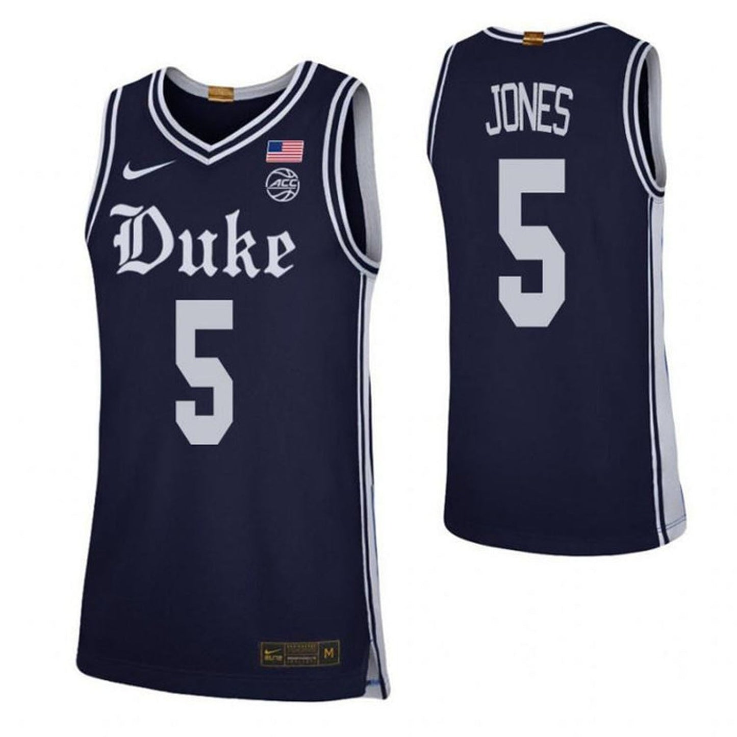 NCAAB Tyus Jones Duke Blue Devils 5 Jersey