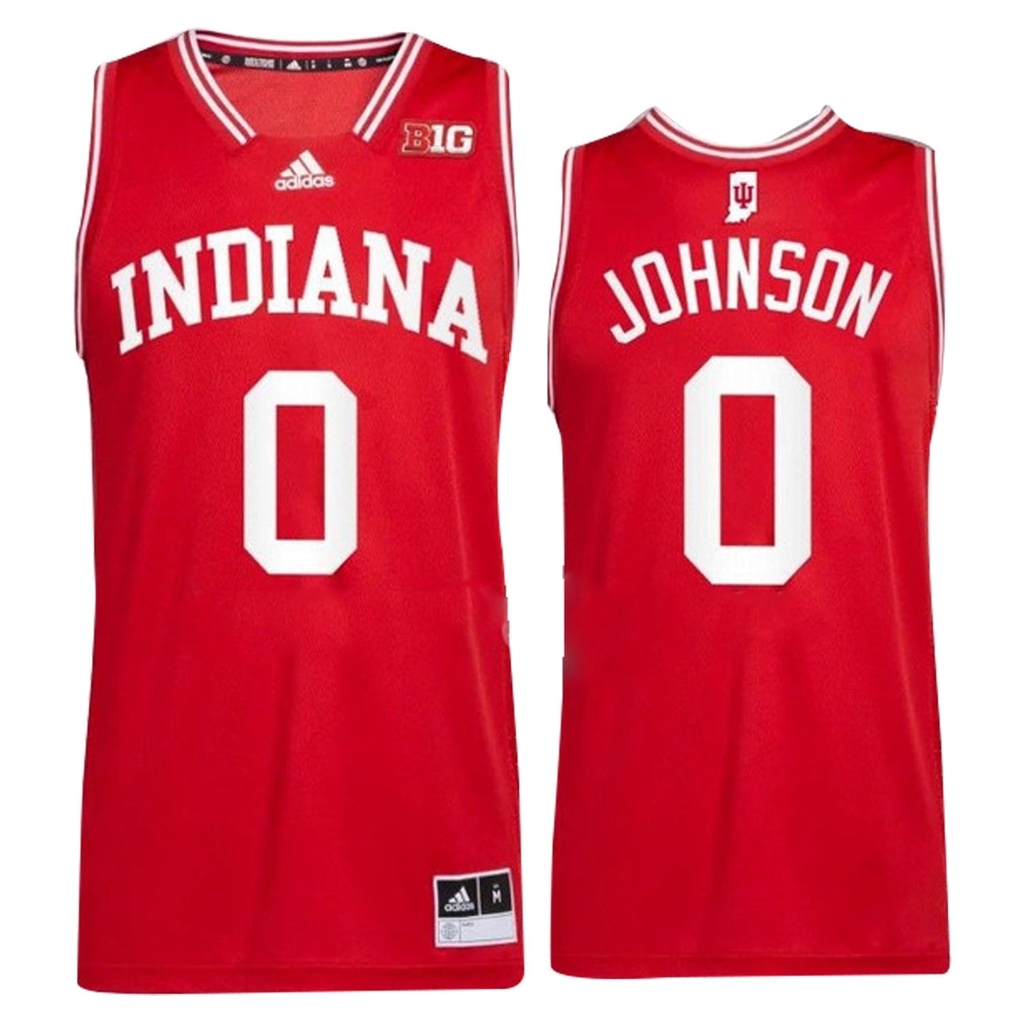 NCAAB Xavier Johnson Indiana Hoosiers 0 Jersey
