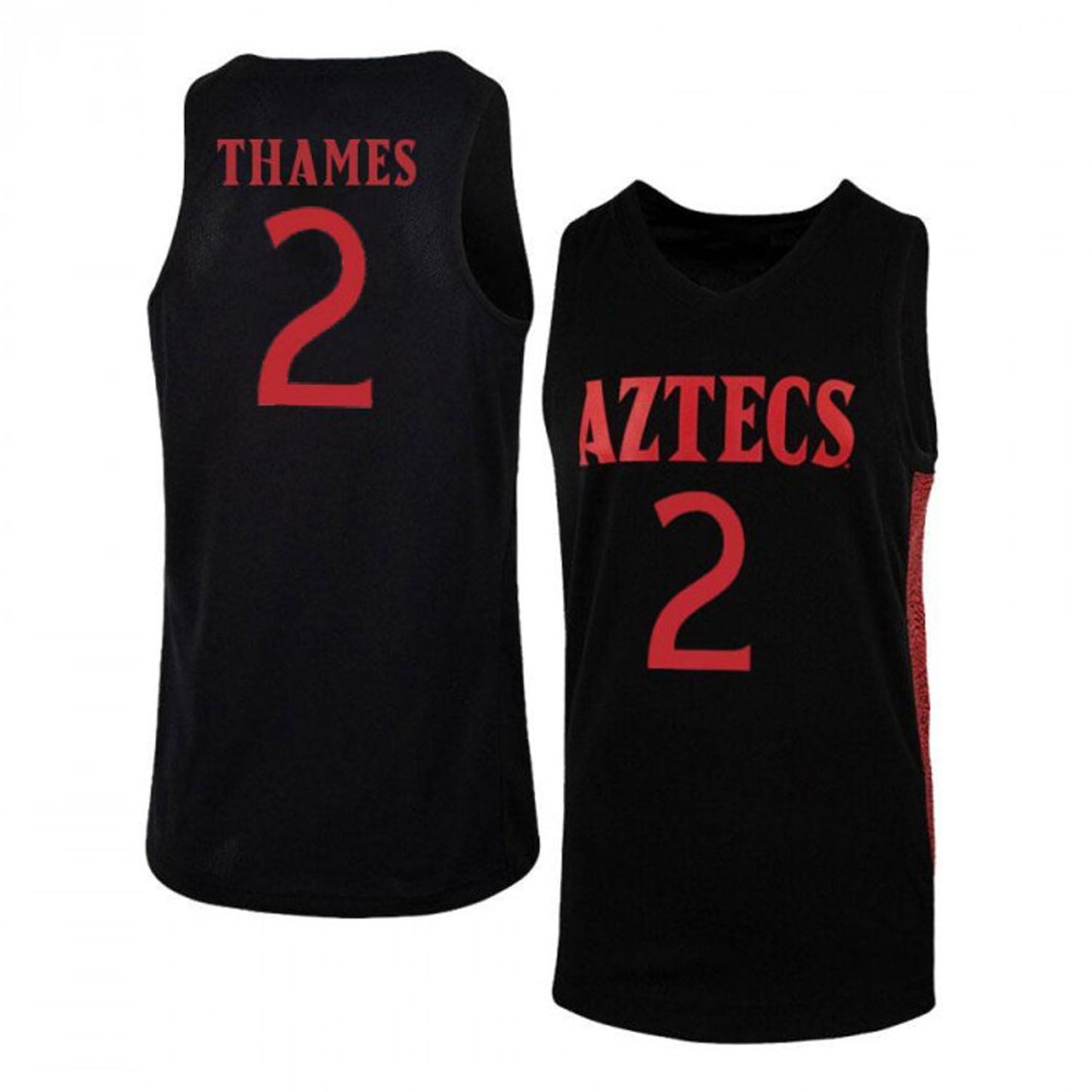 NCAAB Xavier Thames San Diego State Aztecs 2 Jersey