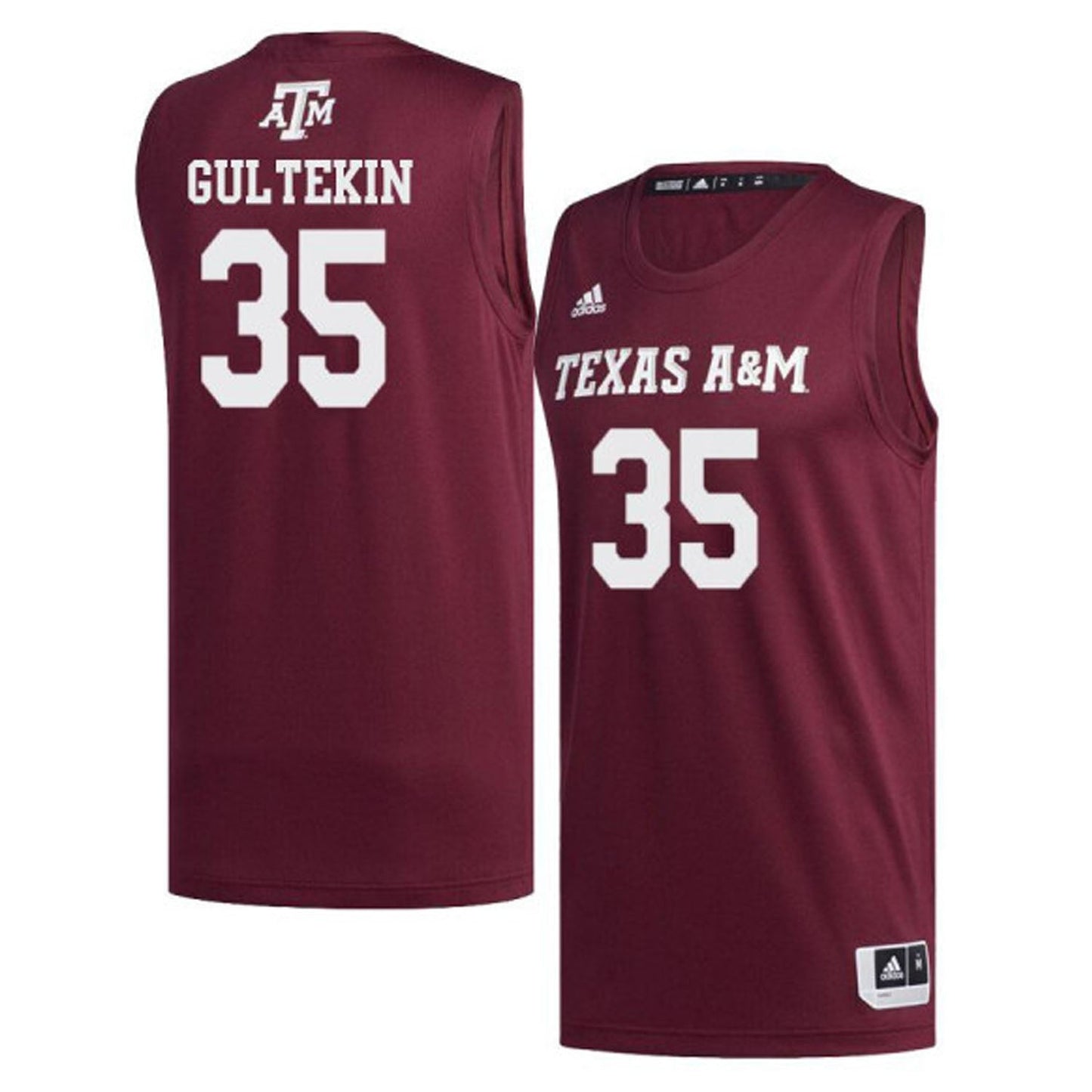 NCAAB Yavuz Gultekin Red Texas A&M 35 Jersey