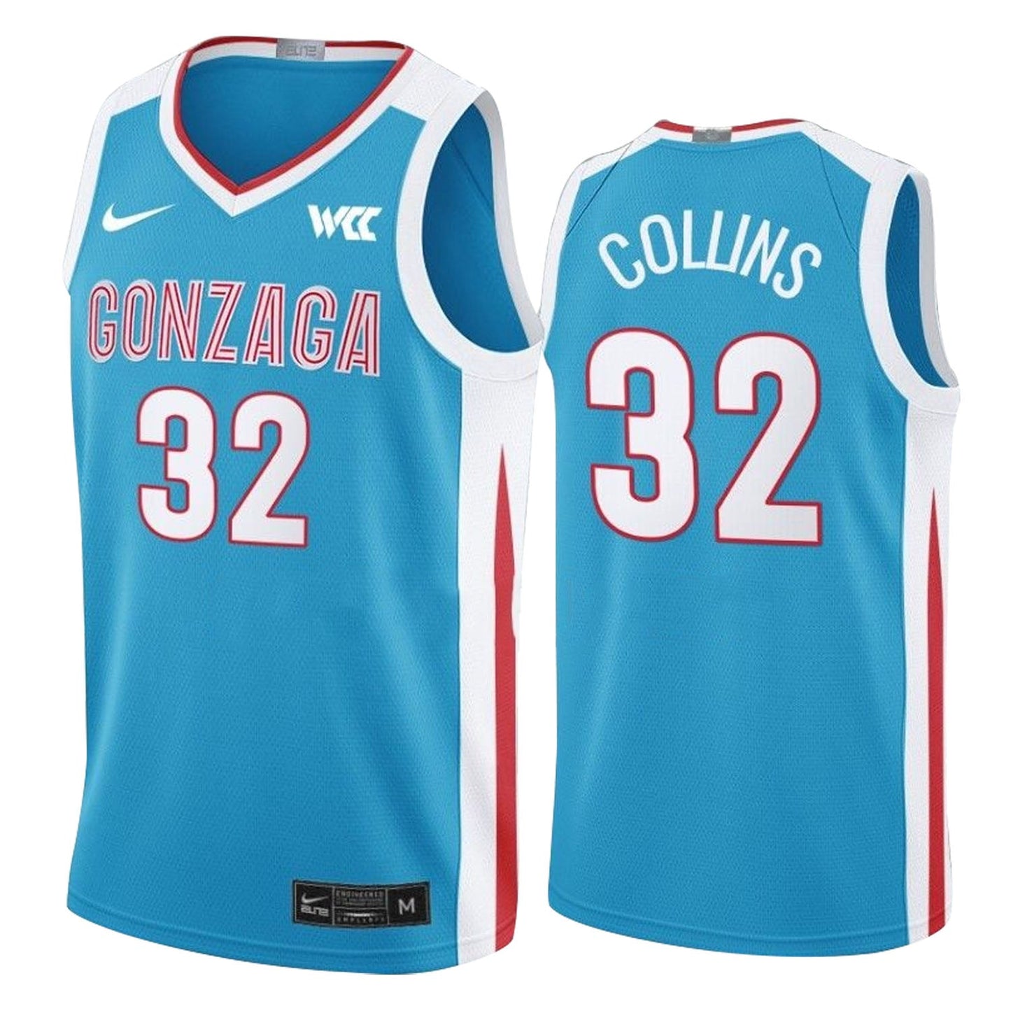 NCAAB Zach Collins Gonzaga Bulldogs 32 Jersey