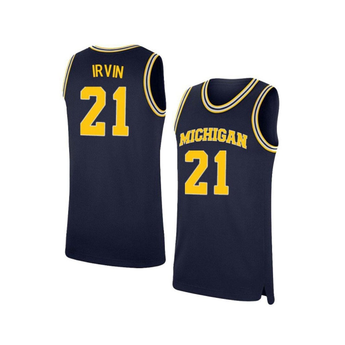 NCAAB Zak Irvin Michigan Wolverines 21 Jersey