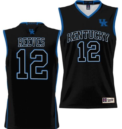 NCAAB Antonio Reeves Kentucky Wildcats 12 Jersey