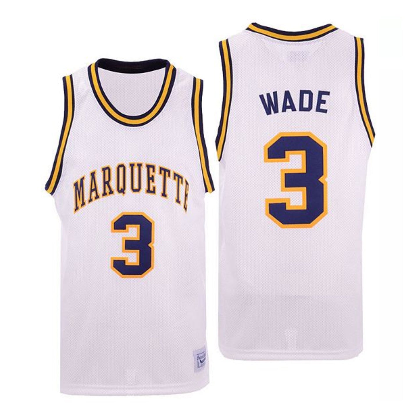 NCAAB Dwyane Wade Marquette Golden Eagles 3 Jersey