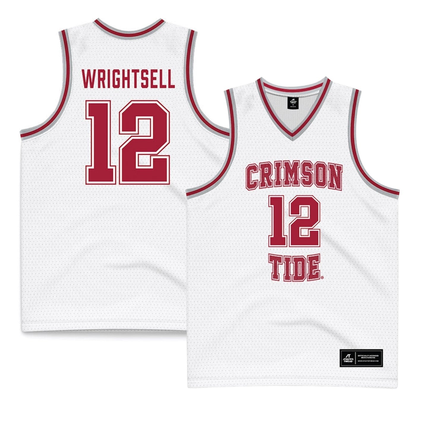 NCAAB Latrell Wrightsell Alabama Crimson Tide 12 Jersey