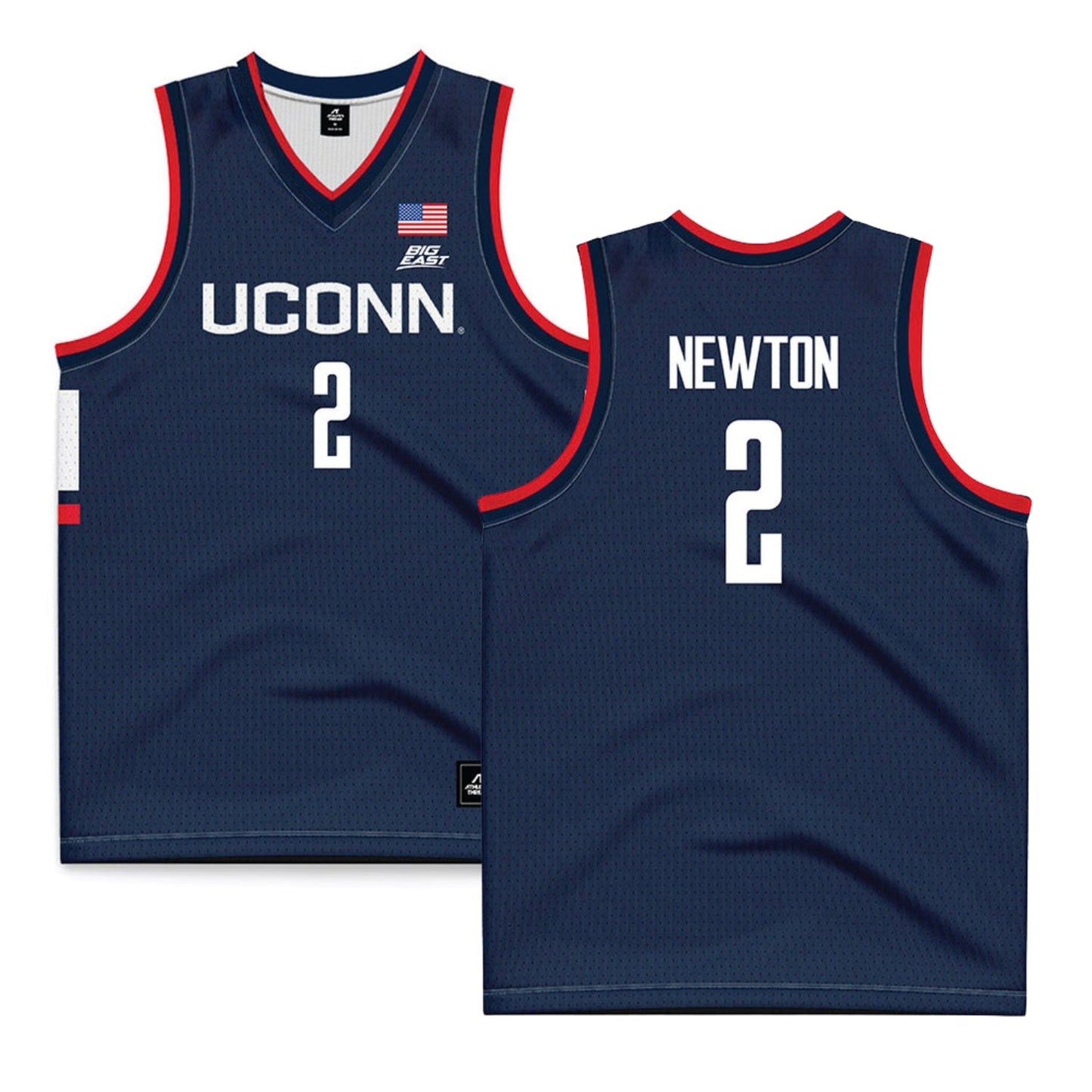 NCAAB Tristen Newton UCONN Huskies 2 Jersey
