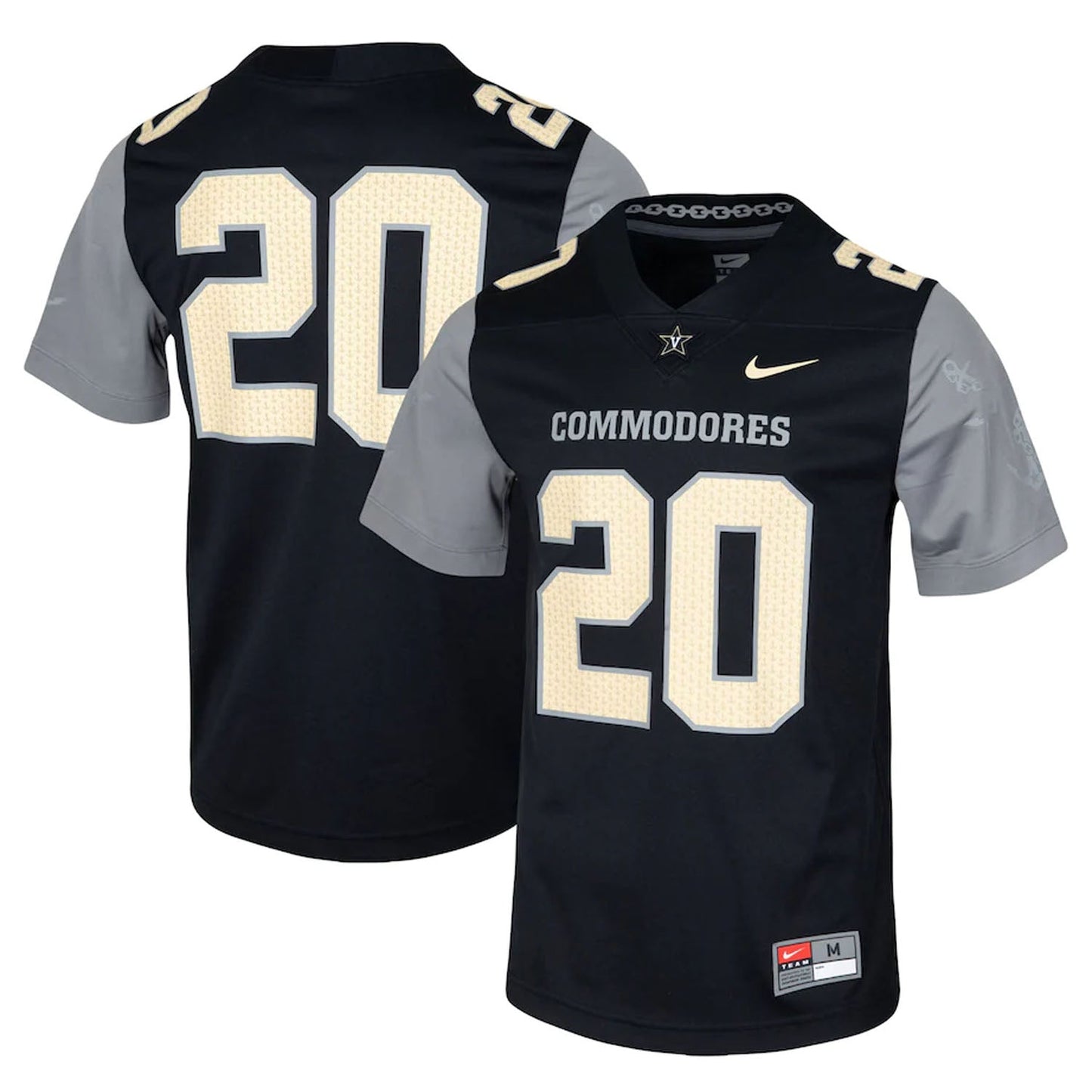 NCAAF Vanderbilt Commodores Custom Jersey