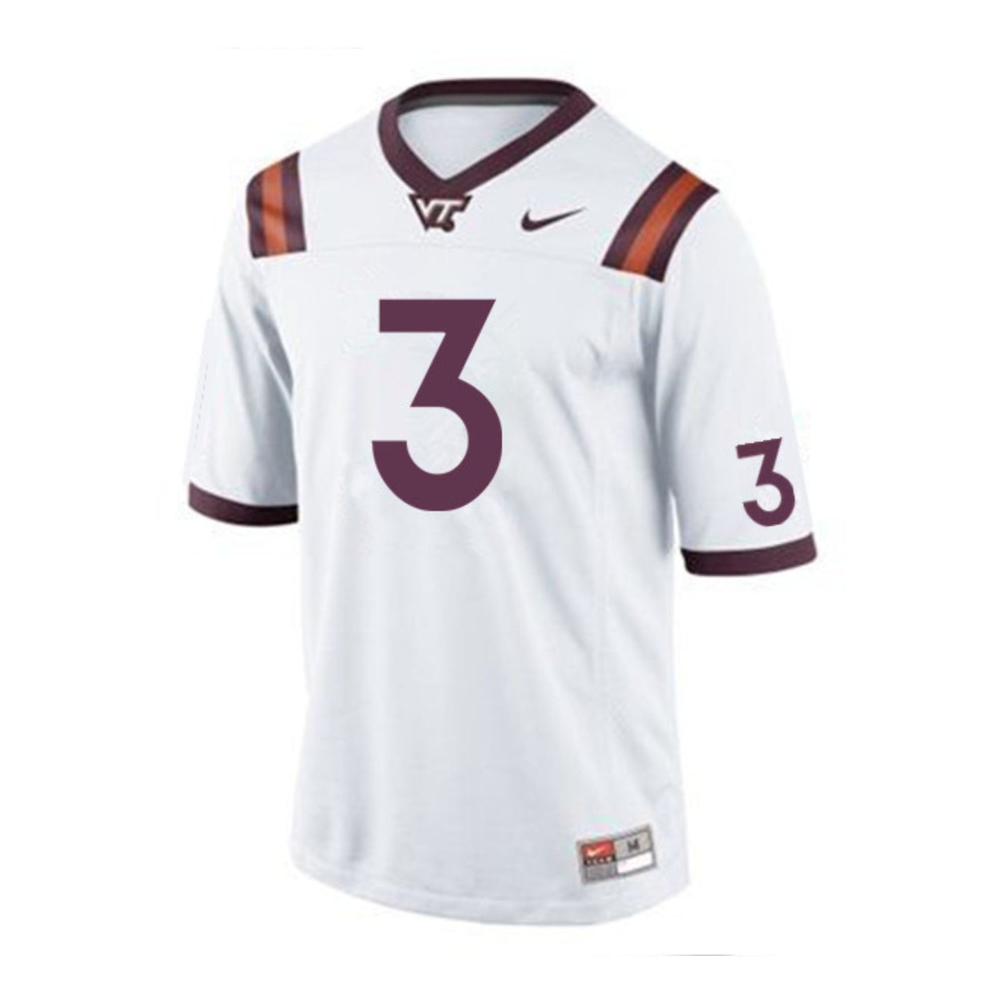 NCAAF Logan Thomas Virginia Tech Hokies 3 Jersey