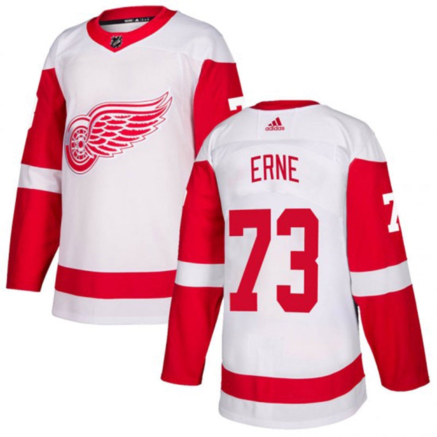 Hockey Adam Erne Detroit Red Wings 73 Jersey