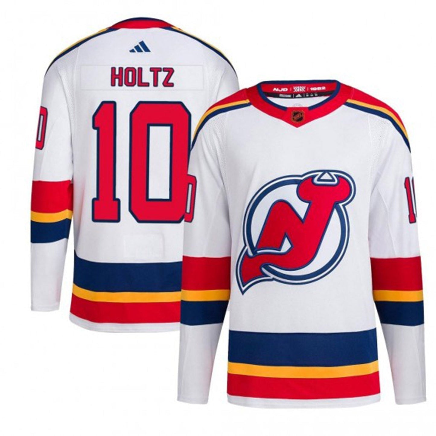 Hockey Alexander Holtz New Jersey Devils 10 Jersey