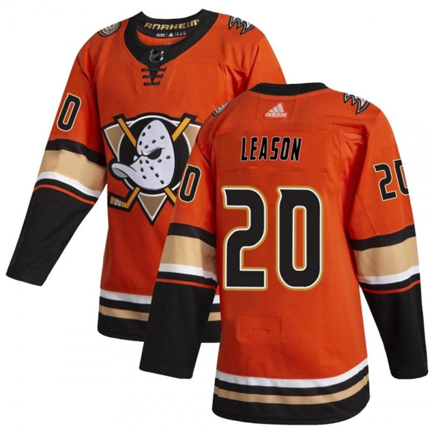Hockey Brett Leason Anaheim Ducks 20 Jersey