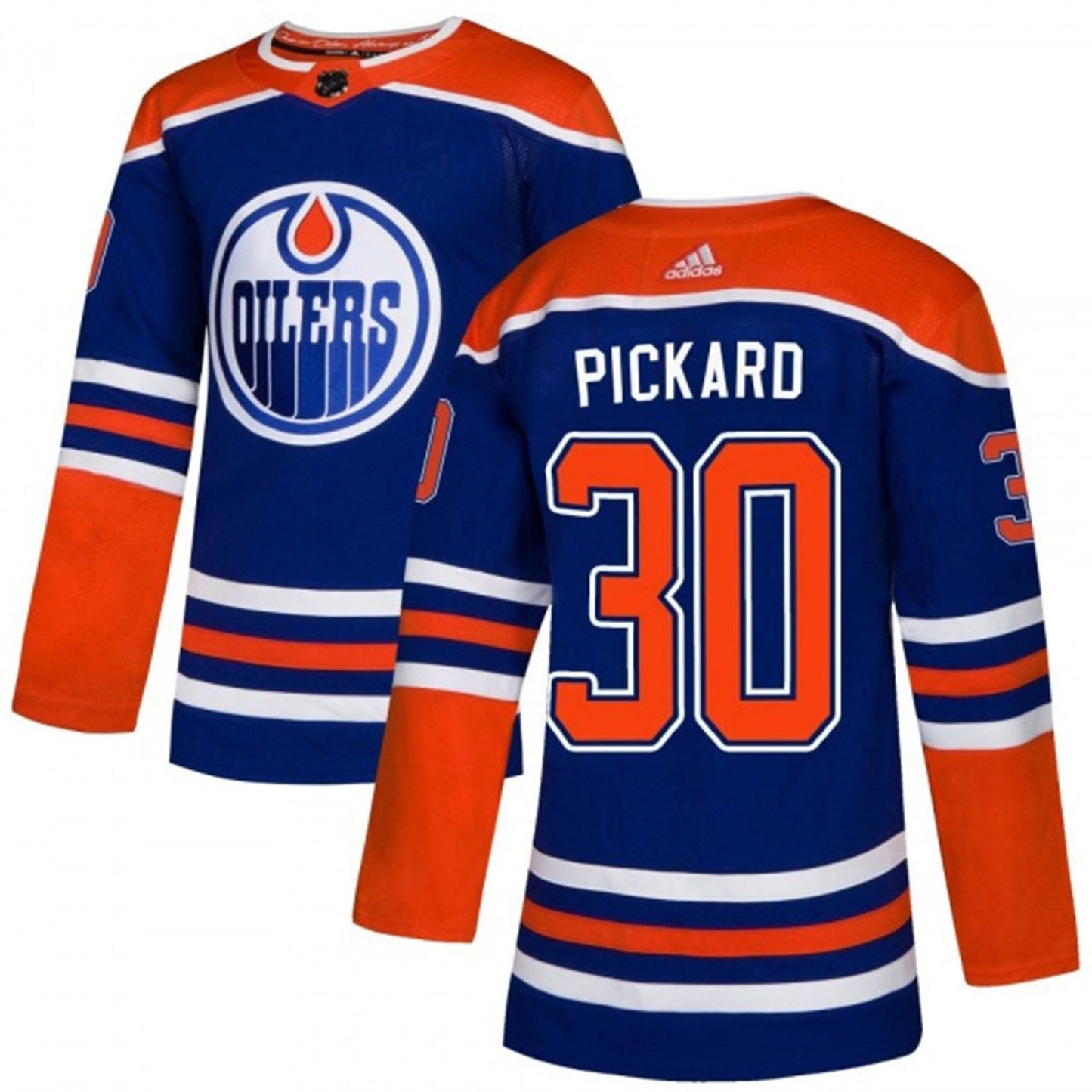 Hockey Calvin Pickard Edmonton Oilers 30 Jersey