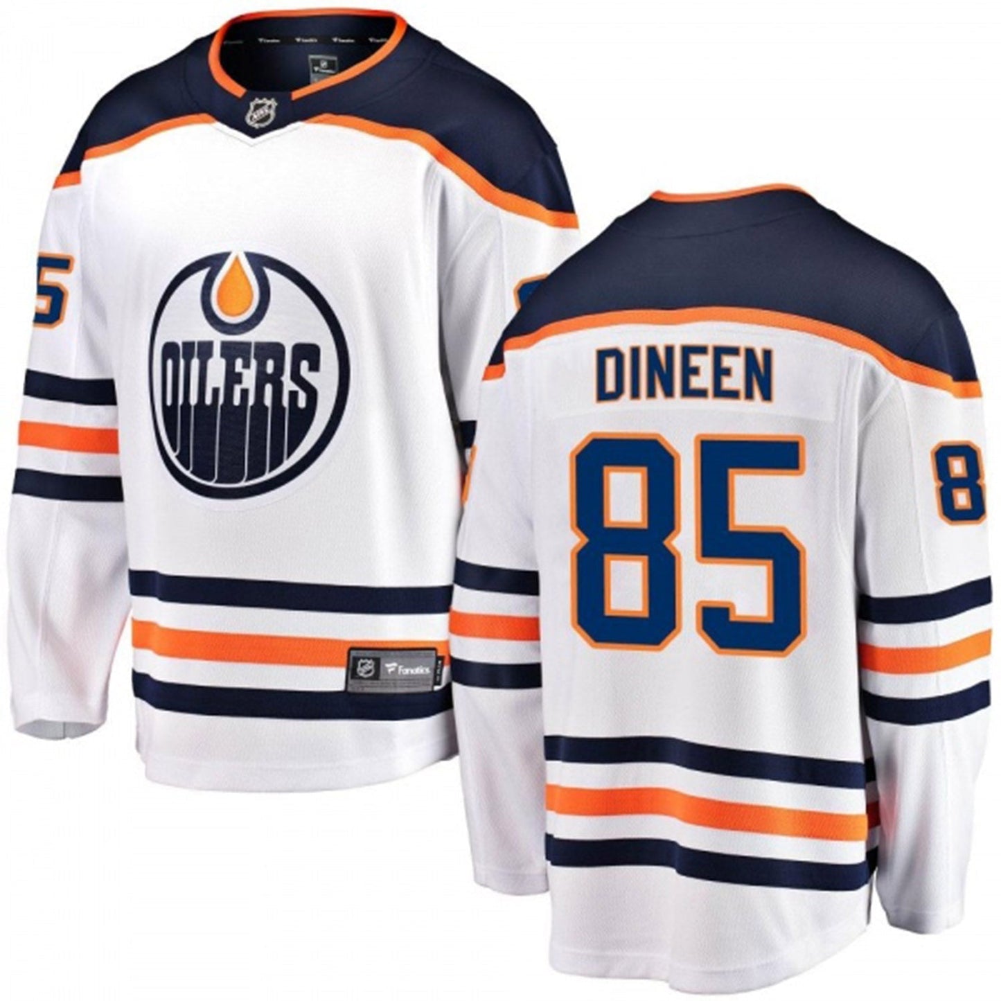 Hockey Cam Dineen Edmonton Oilers 85 Jersey