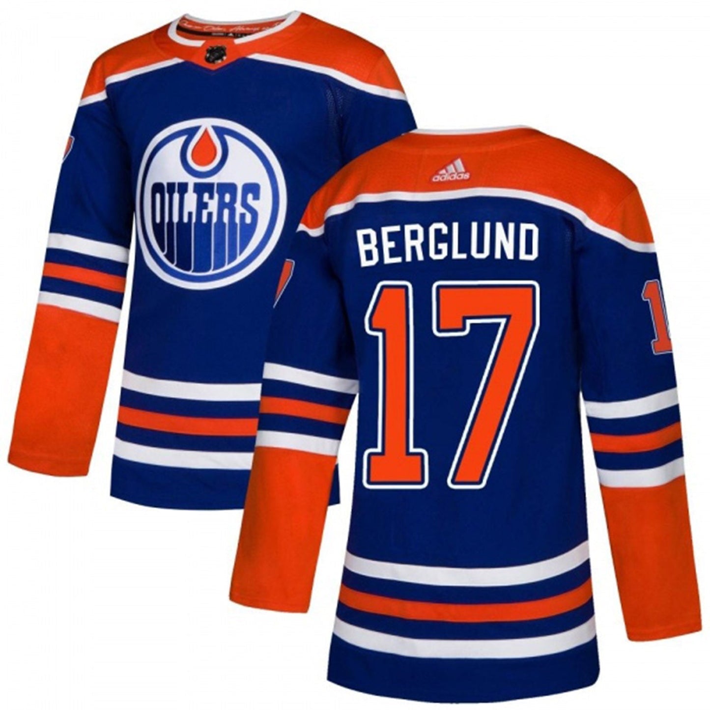 Hockey Carl Berglund Edmonton Oilers 17 Jersey