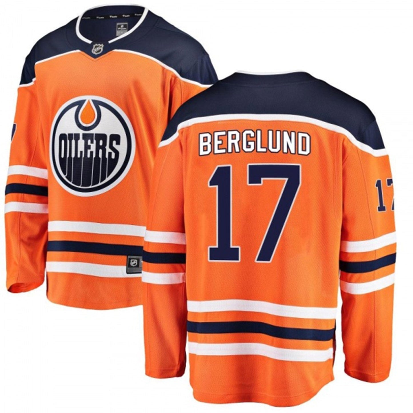Hockey Carl Berglund Edmonton Oilers 17 Jersey