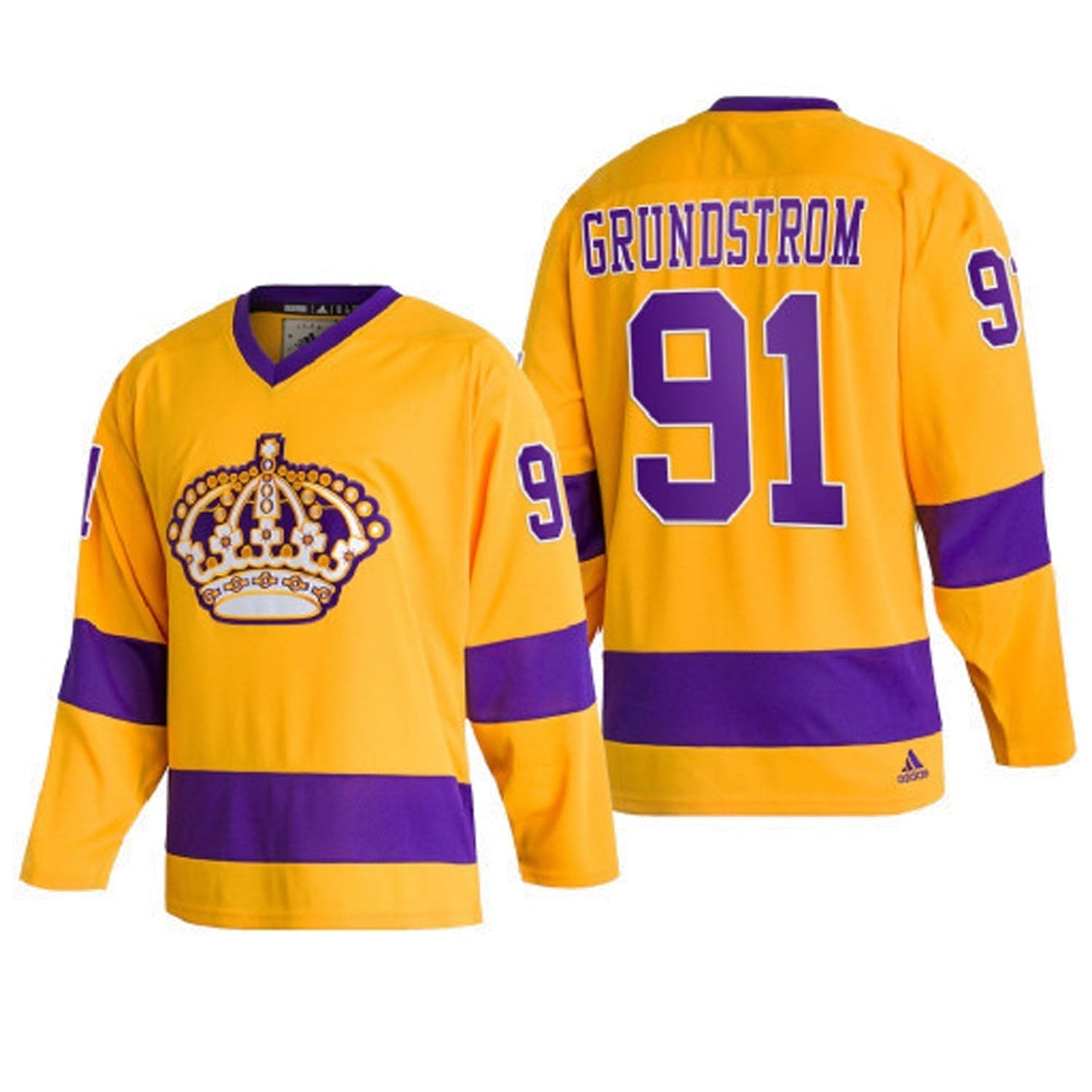 Hockey Carl Grundstrom La Kings 91 Jersey