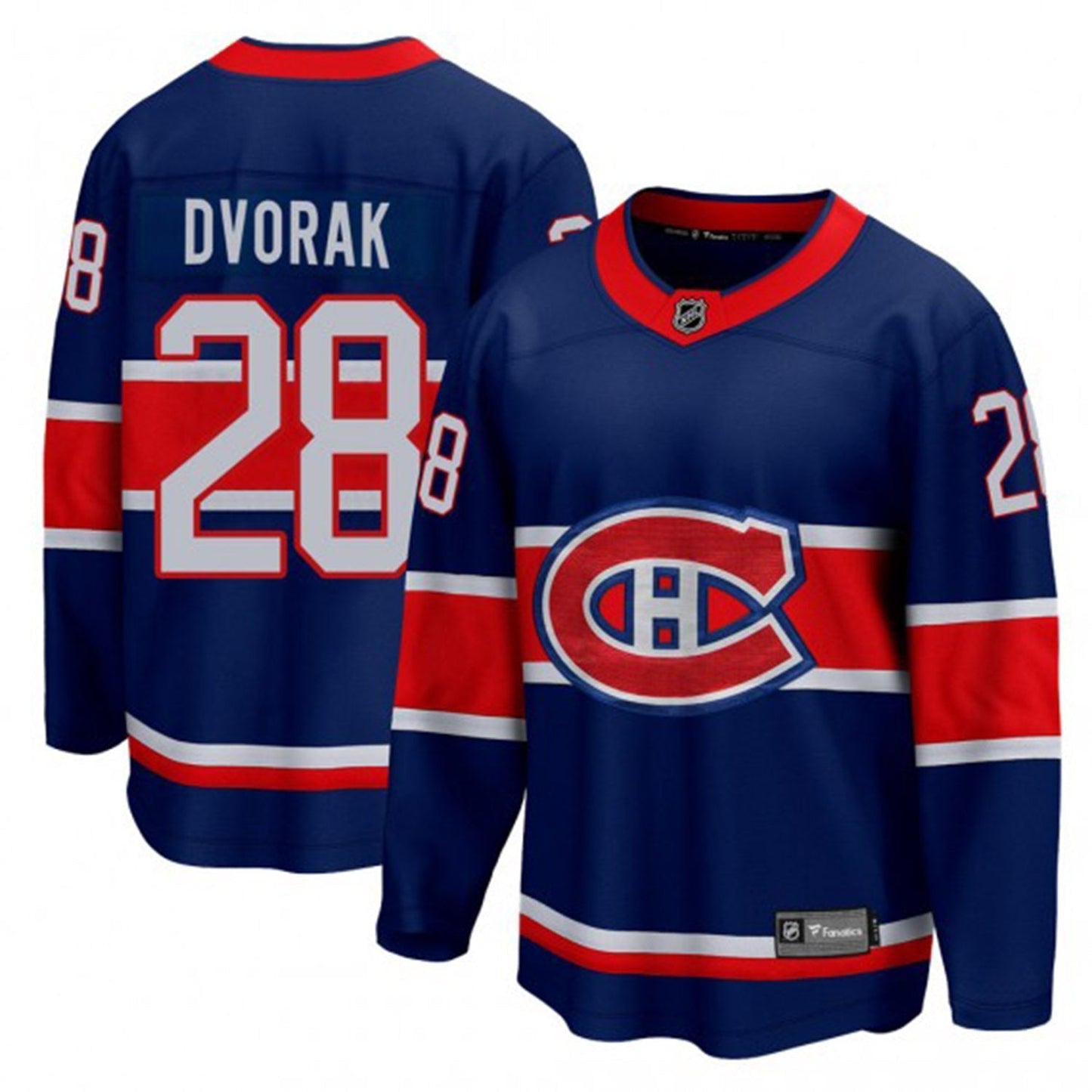 Hockey Christian Dvorak Montreal Canadiens 28 Jersey