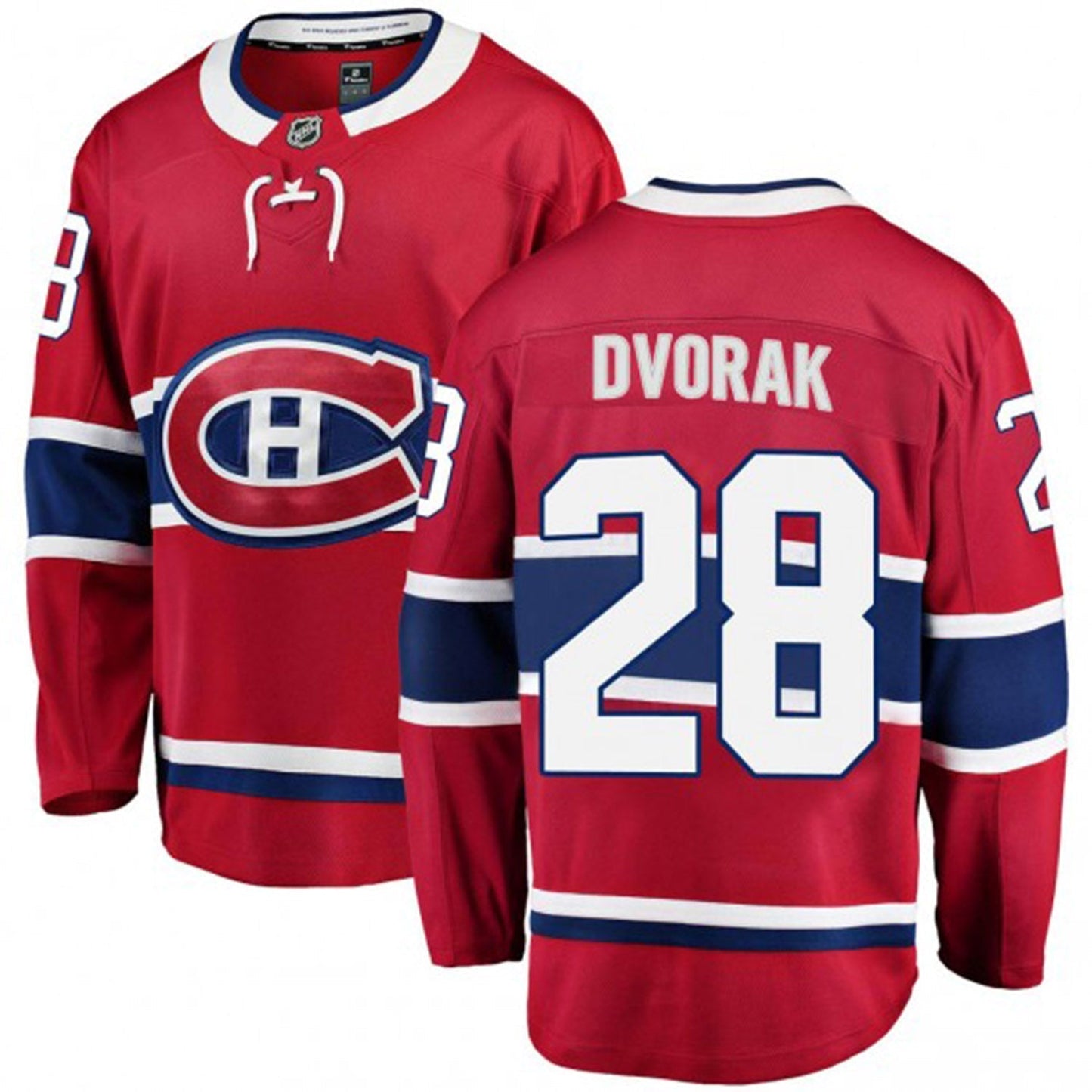 Hockey Christian Dvorak Montreal Canadiens 28 Jersey