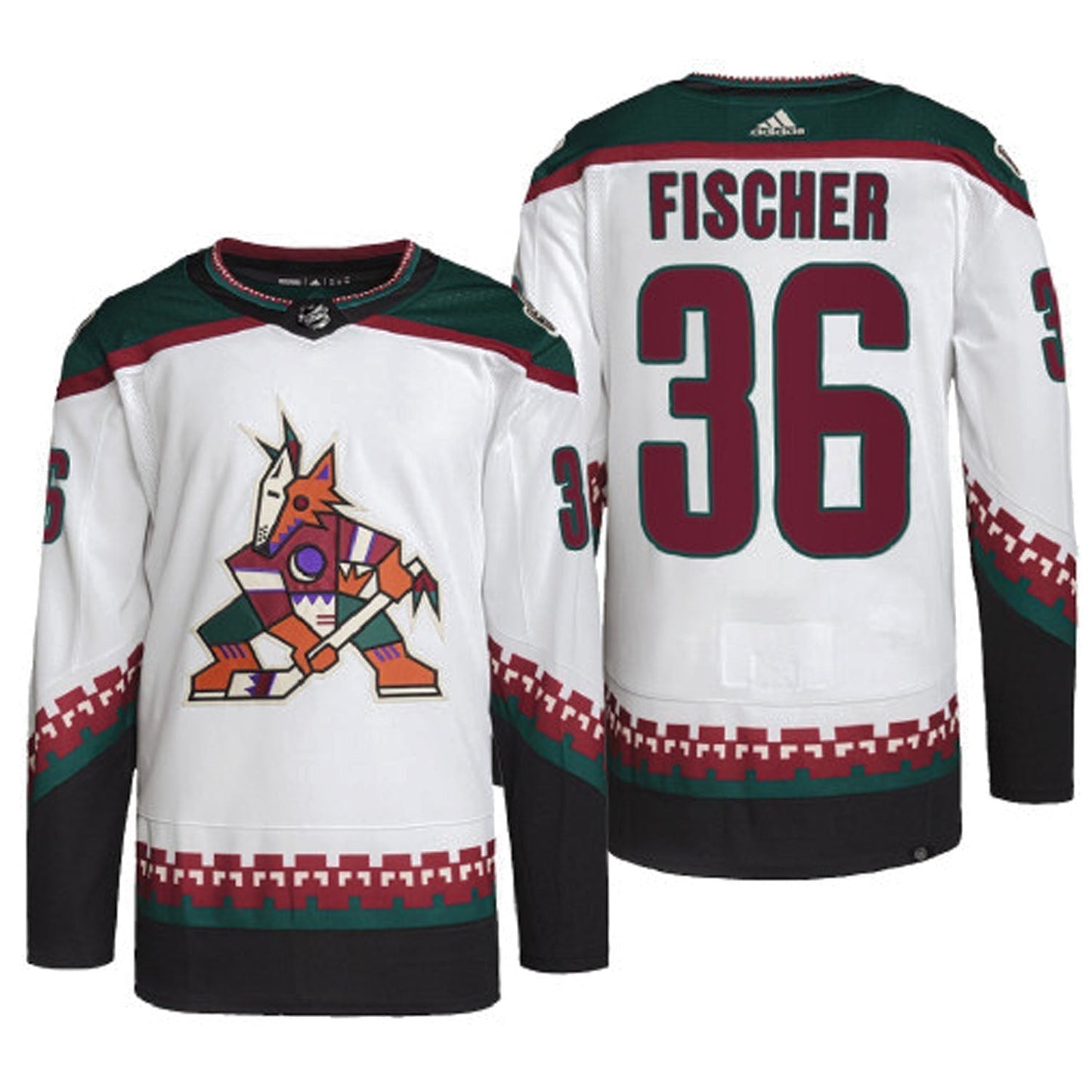 Hockey Christian Fischer Arizona Coyotes 36 Jersey
