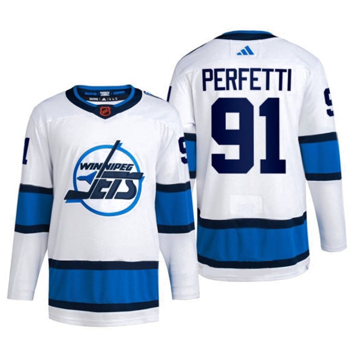 Hockey Cole Perfetti Winnipeg Jets 91 Jersey