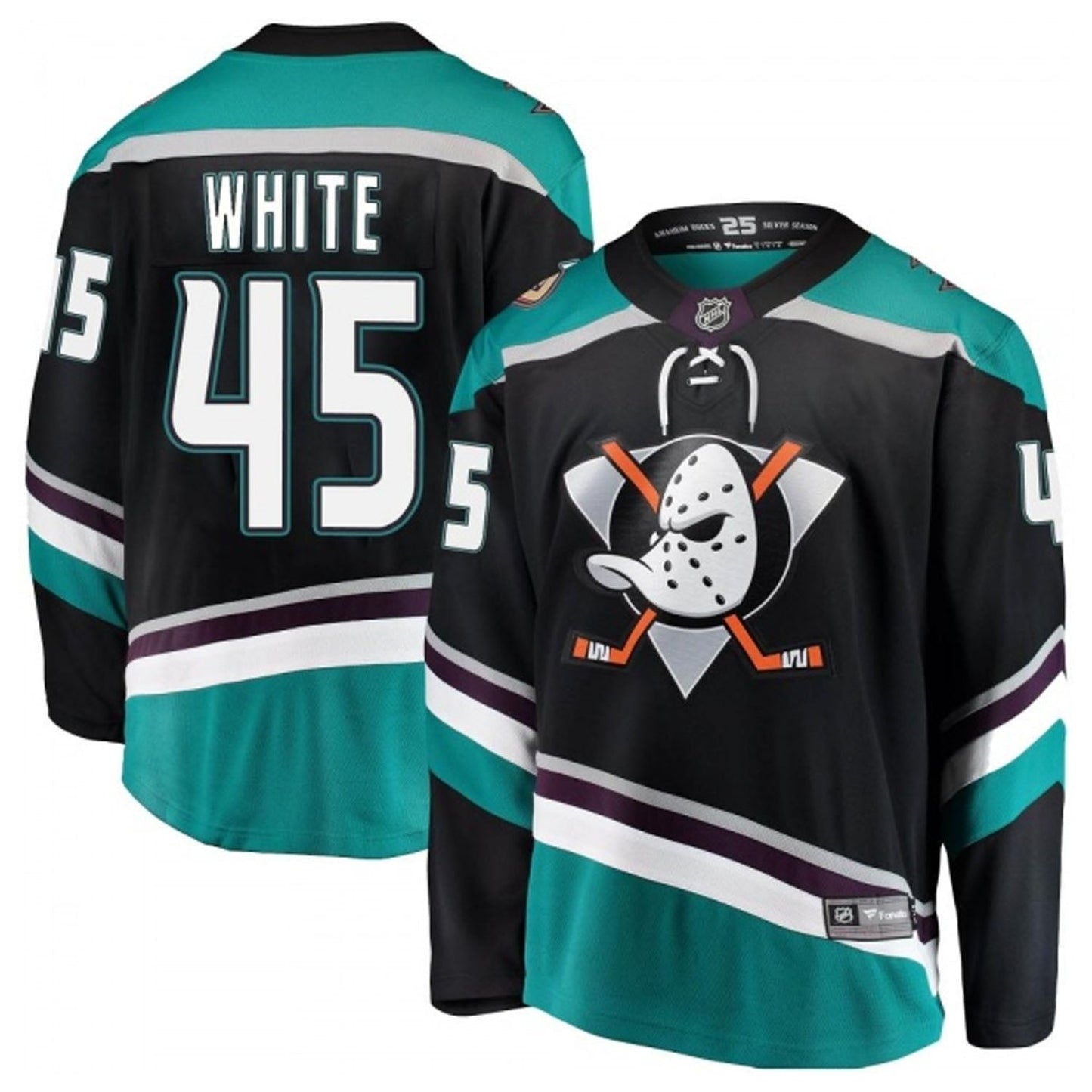 Hockey Colton White Anaheim Ducks 45 Jersey