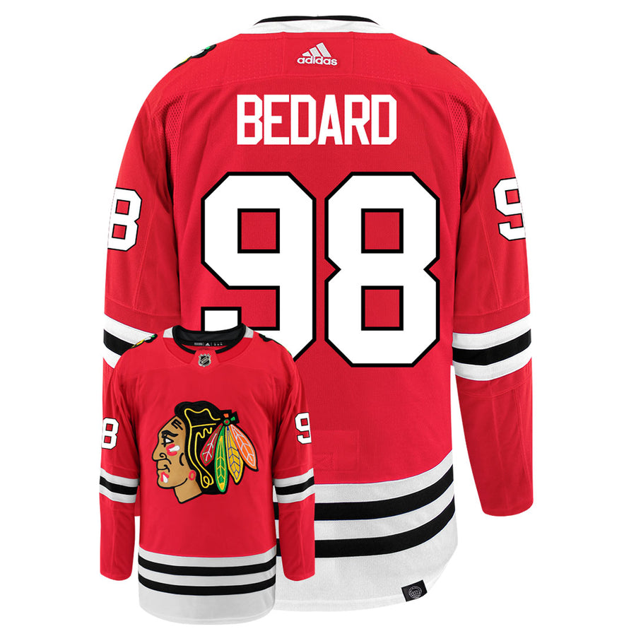 Hockey Connor Bedard Chicago Blackhawks 98 Jersey