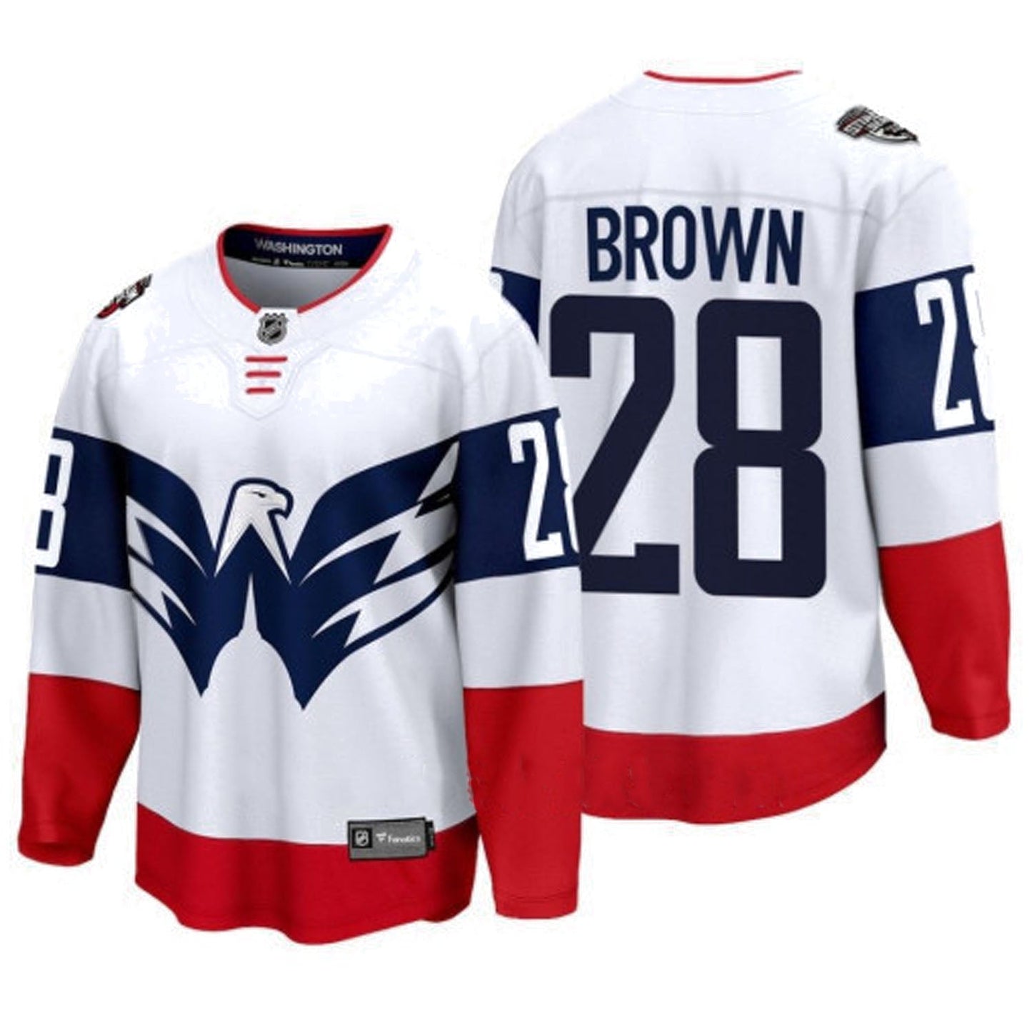 Hockey Connor Brown Washington Capitals 28 Jersey
