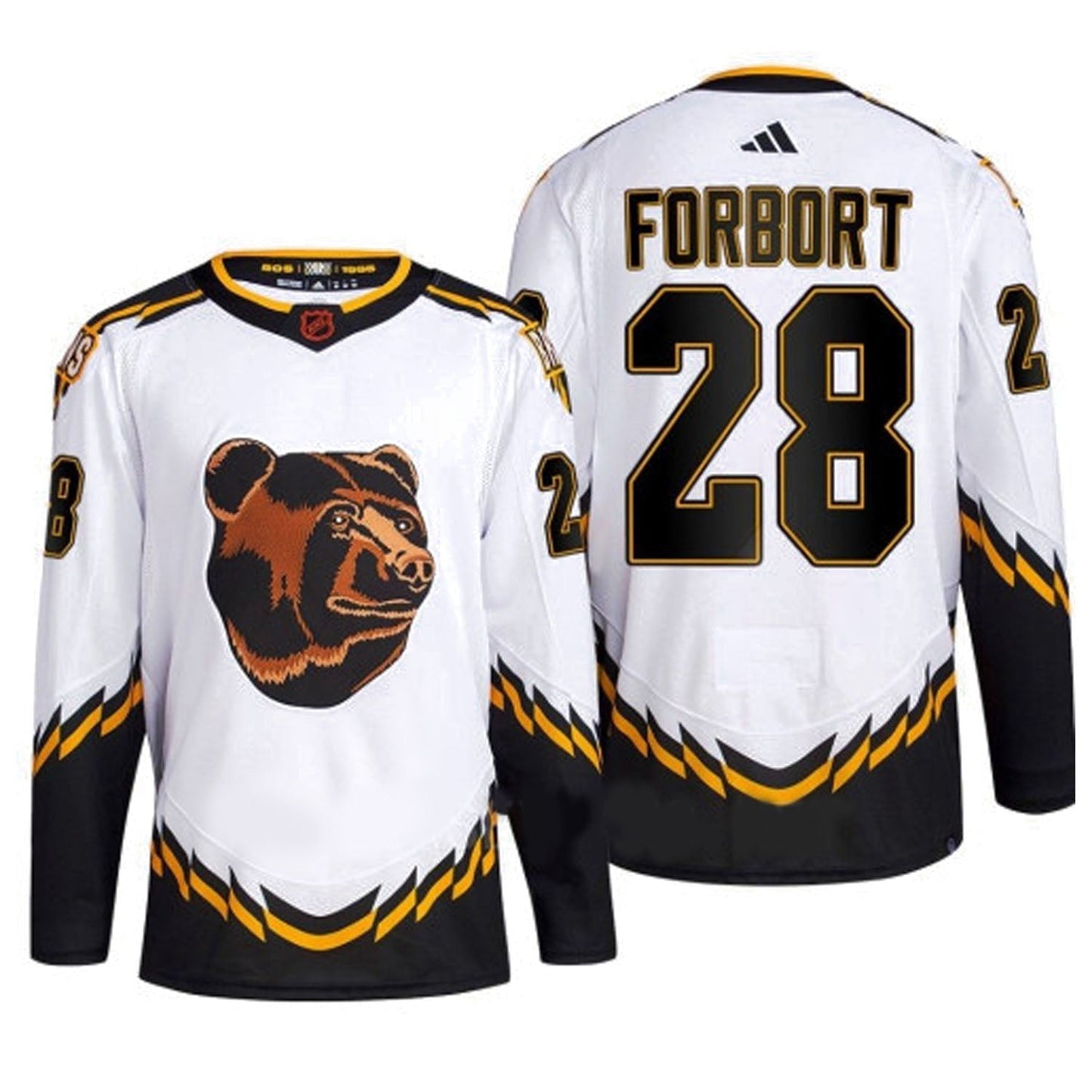 Hockey Derek Forbort Boston Bruins 28 Jersey