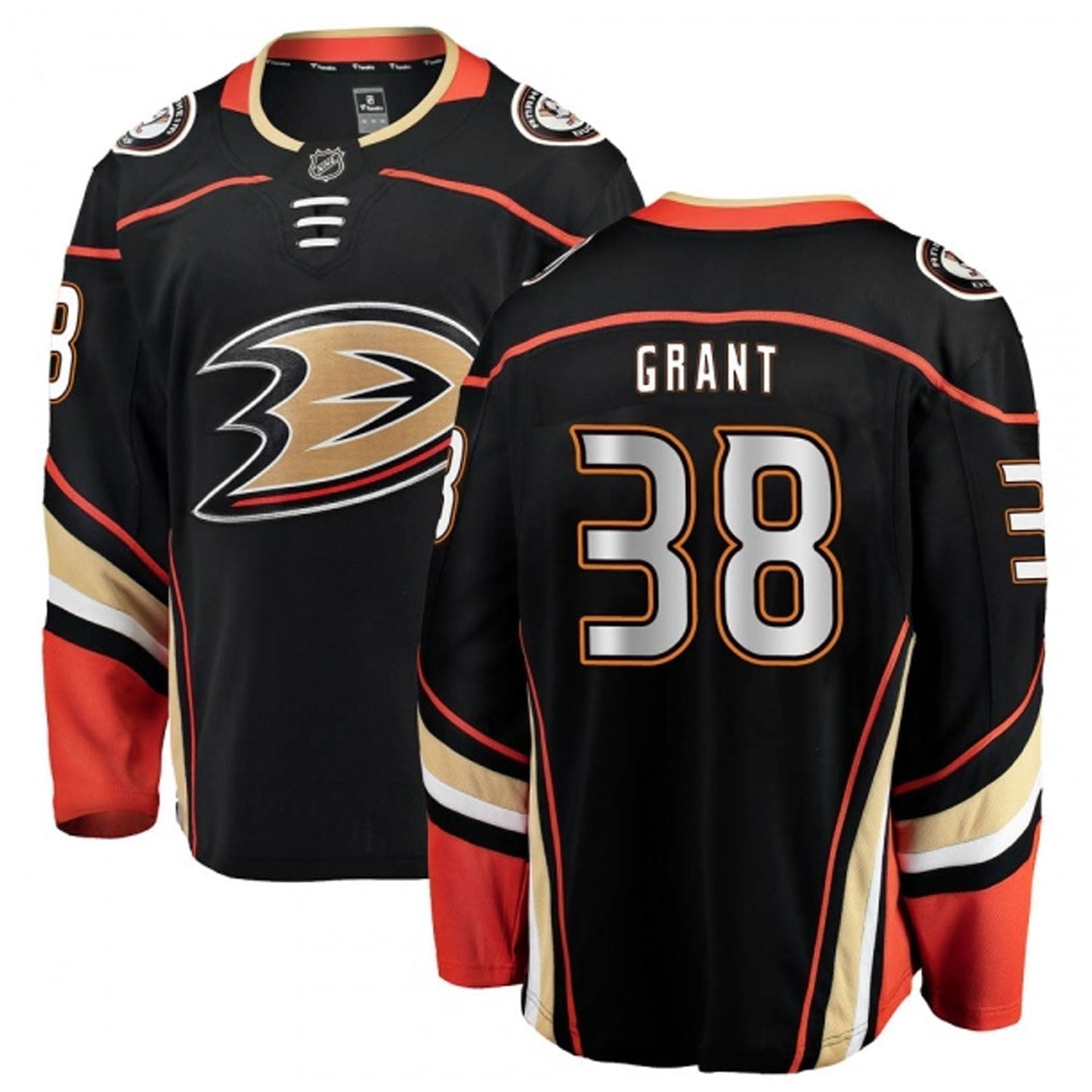Hockey Derek Grant Anaheim Ducks 38 Jersey