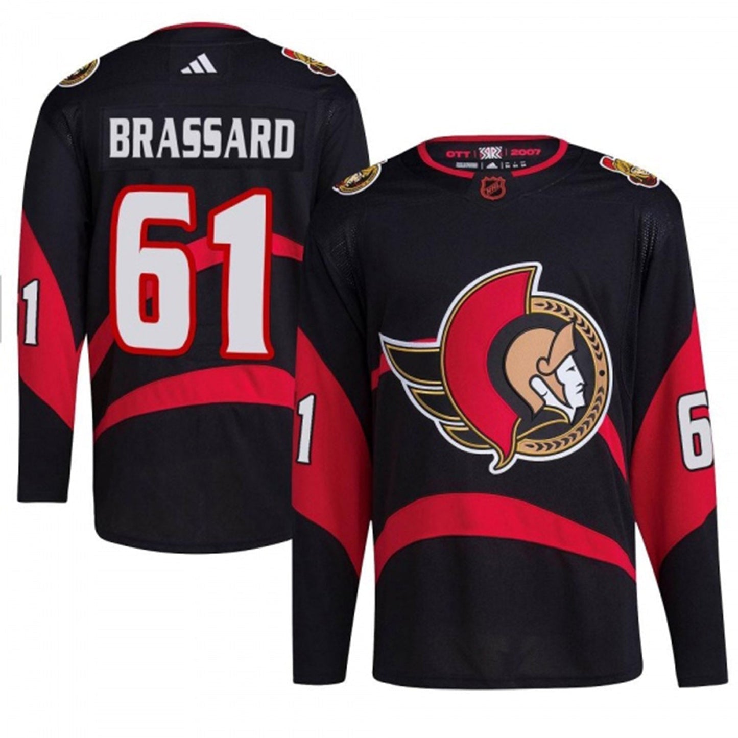 Hockey Derick Brassard Ottawa Senators 61 Jersey