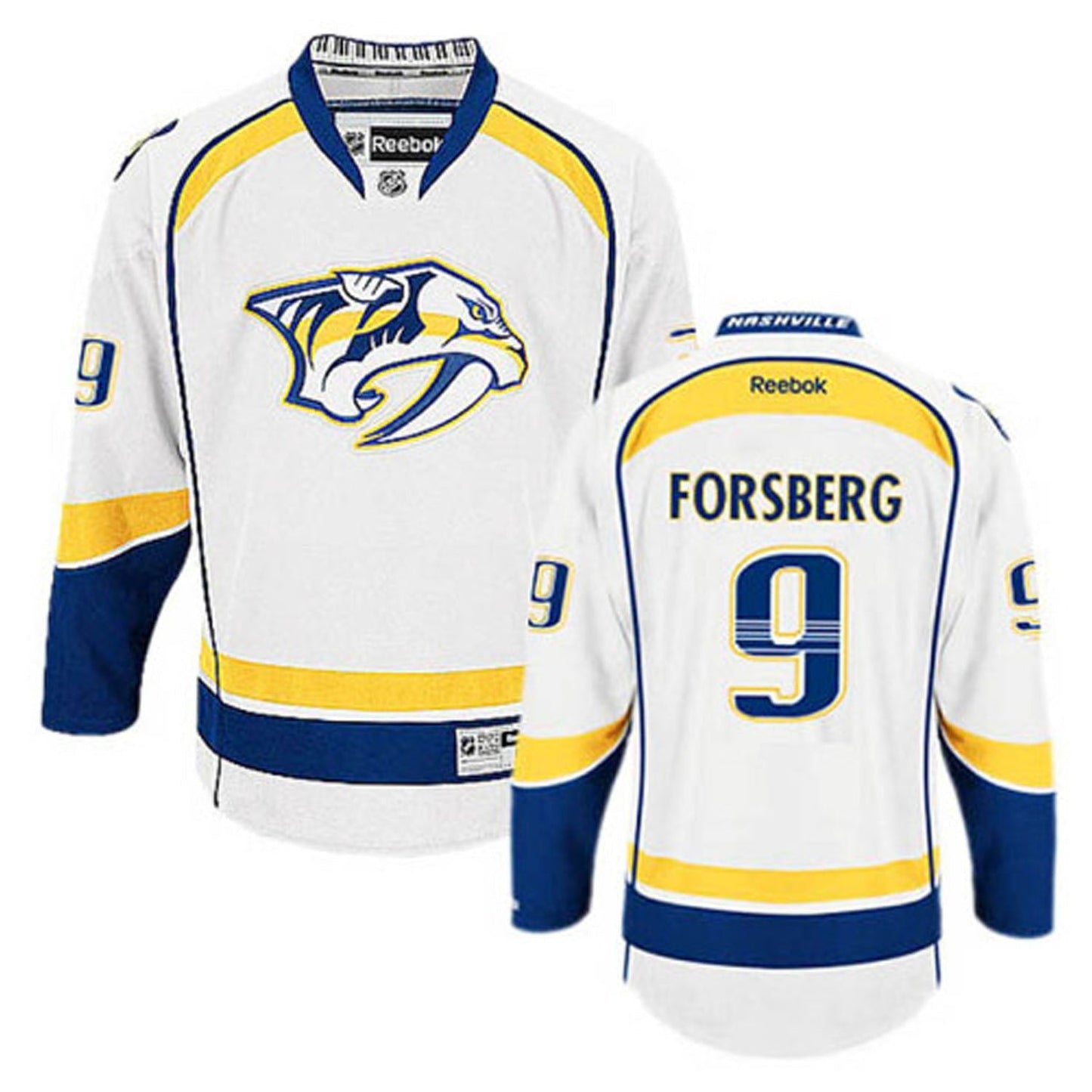 Hockey Filip Forsberg Nashville Predators 9 Jersey