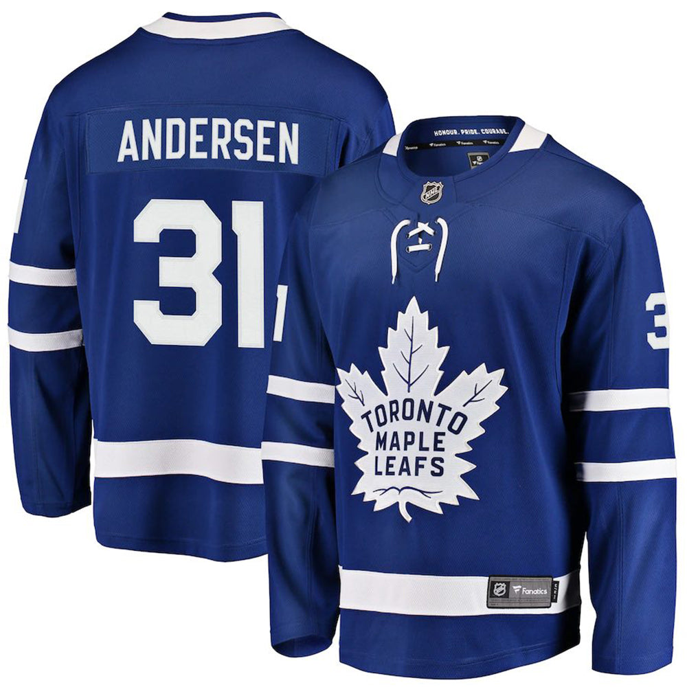 Hockey Freddy Anderson Toronto Maple Leafs 31 Jersey
