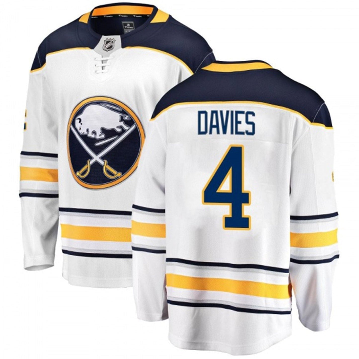 Hockey Jeremy Davies Buffalo Sabres 4 Jersey