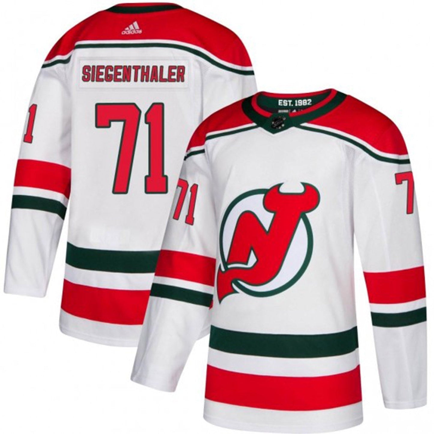 Hockey Jonas Siegenthaler New Jersey Devils 71 Jersey