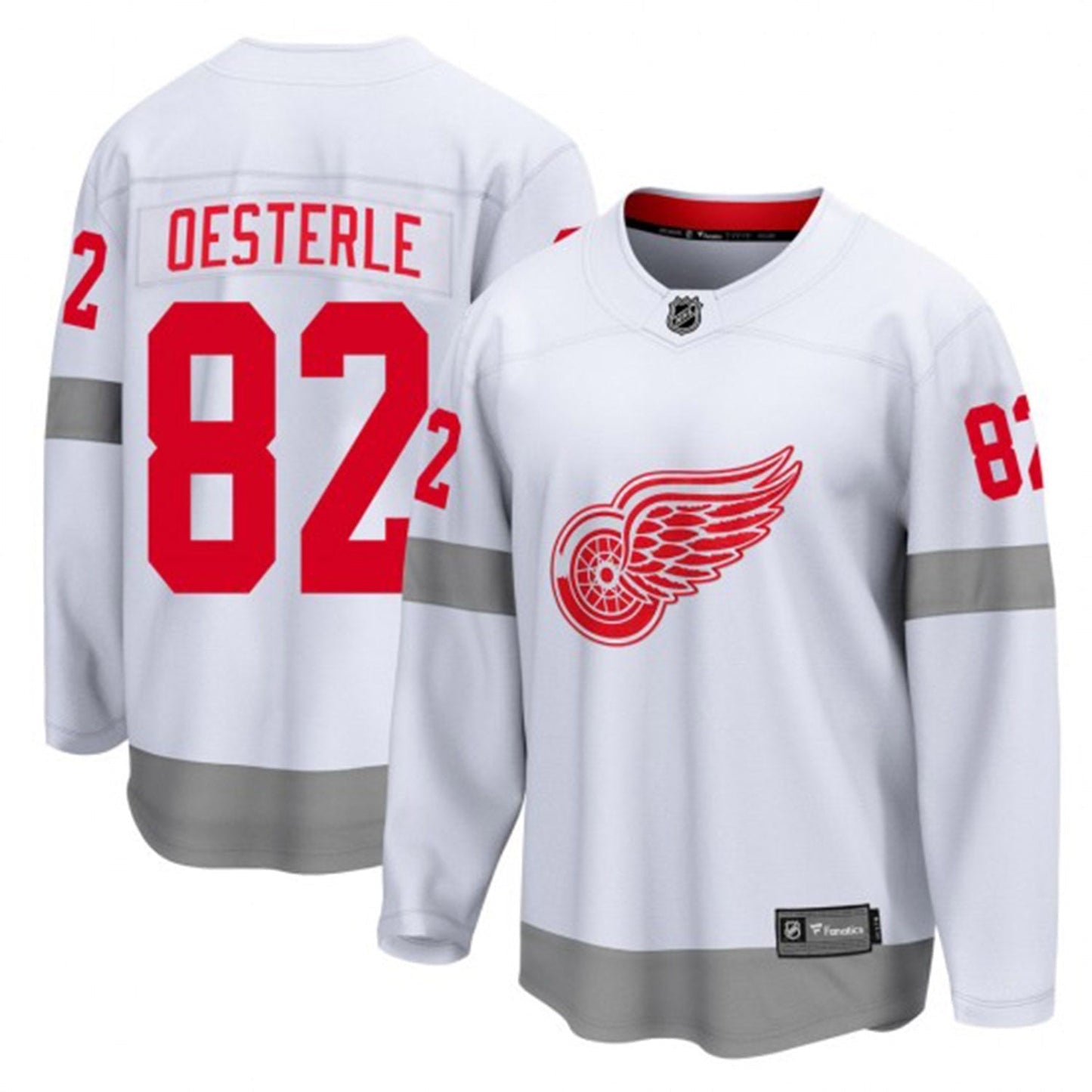 Hockey Jordan Oesterle Detroit Red Wings 82 Jersey