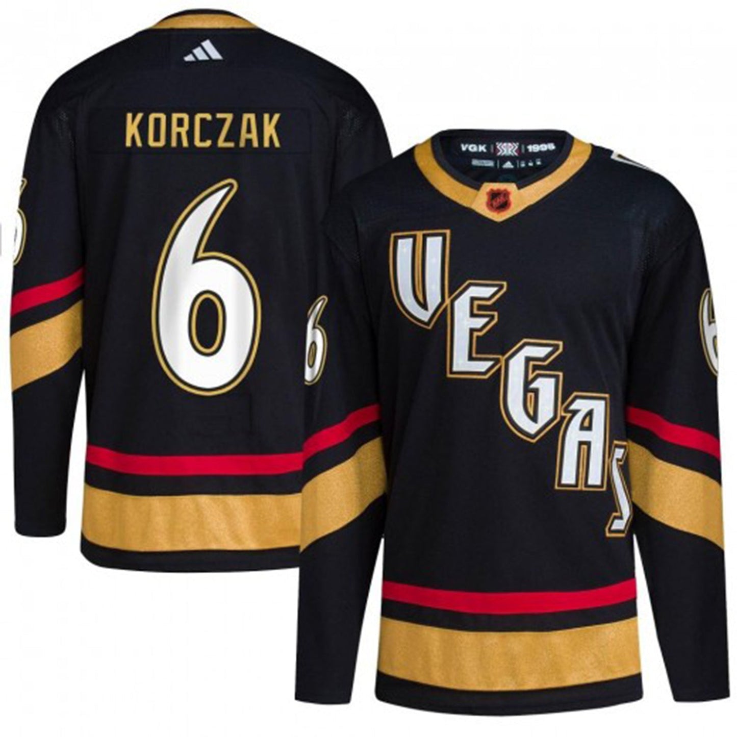 Hockey Kaedan Korczak Vegas Golden Knights 6 Jersey