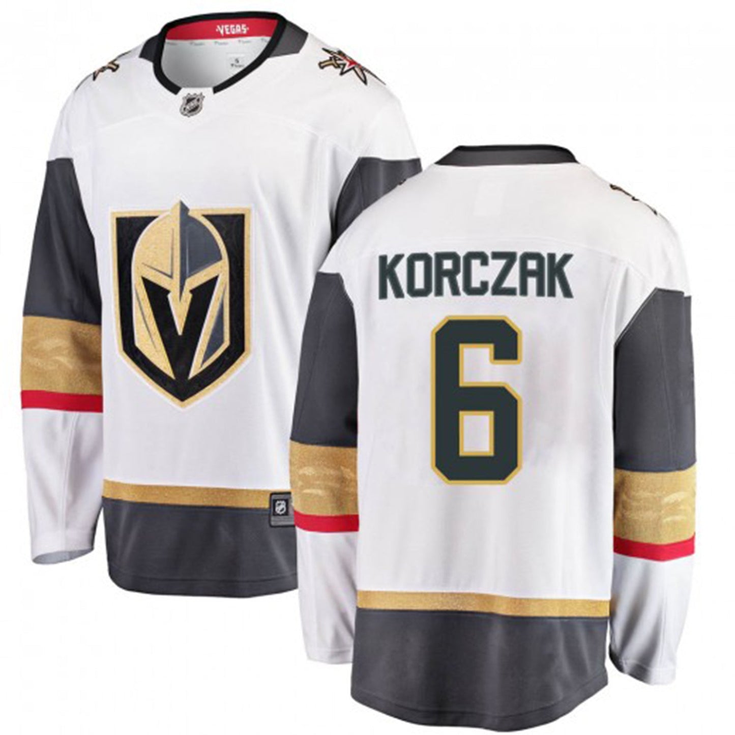 Hockey Kaedan Korczak Vegas Golden Knights 6 Jersey