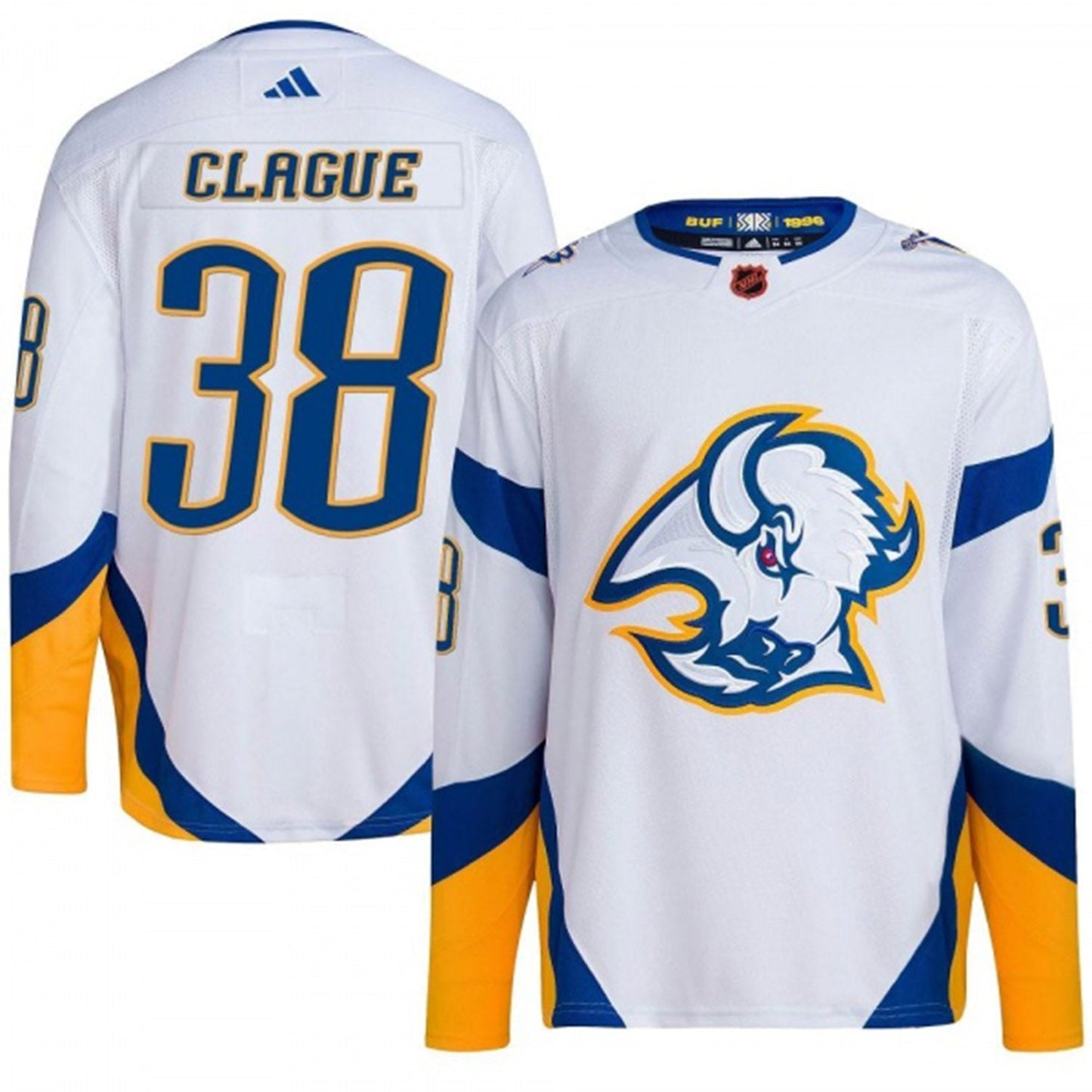 Hockey Kale Clague Buffalo Sabres 38 Jersey