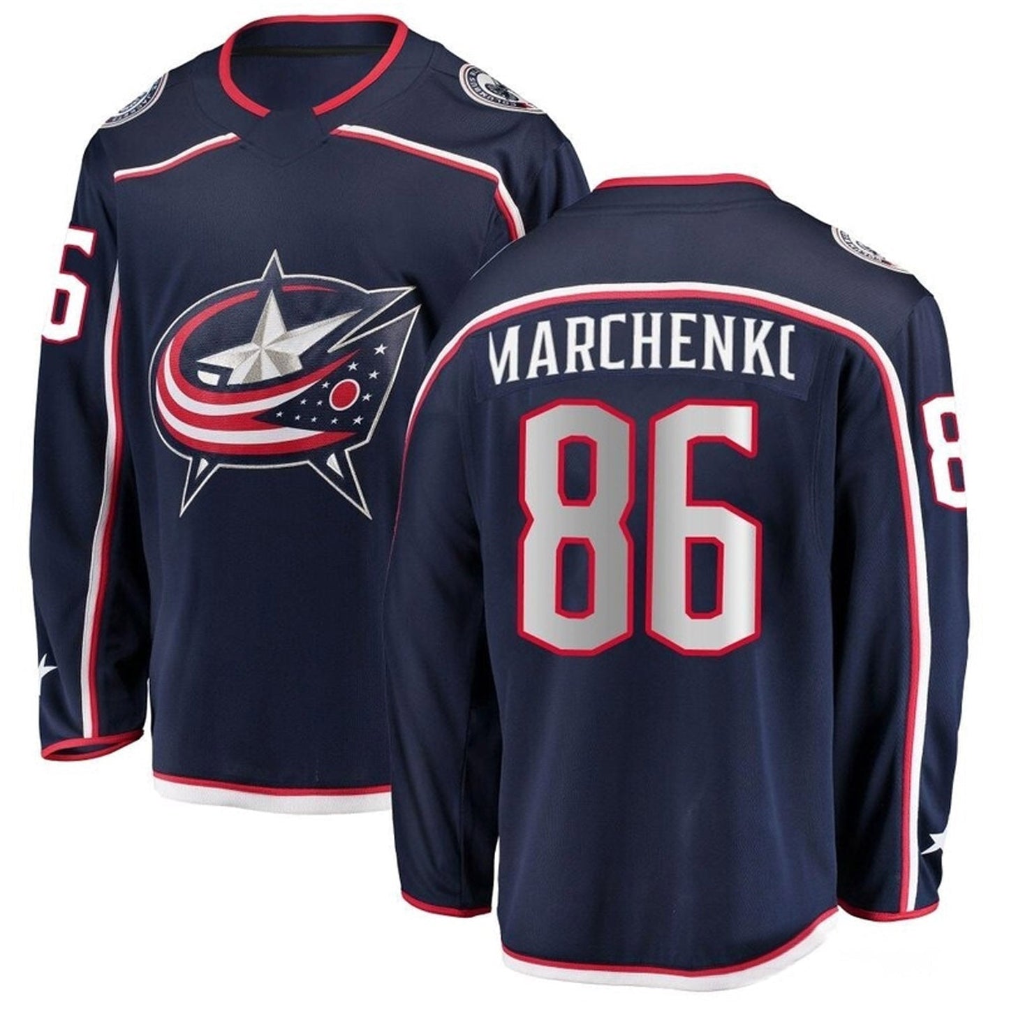 Hockey Kirill Marchenko Columbus Blue Jackets 86 Jersey