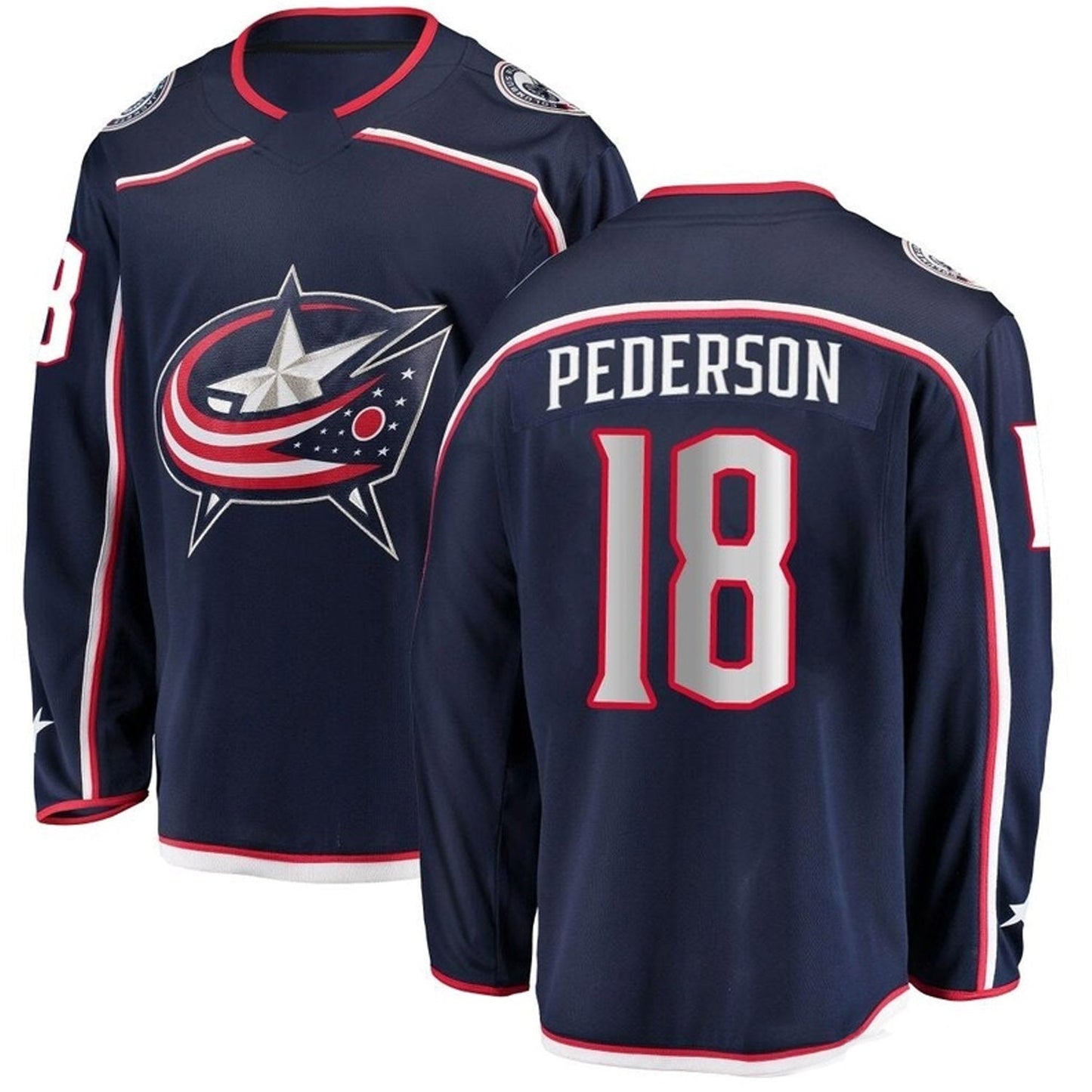 Hockey Lane Pederson Columbus Blue Jackets 18 Jersey