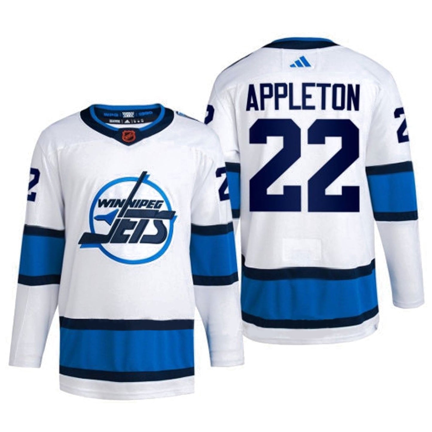 Hockey Mason Appleton Winnipeg Jets 22 Jersey
