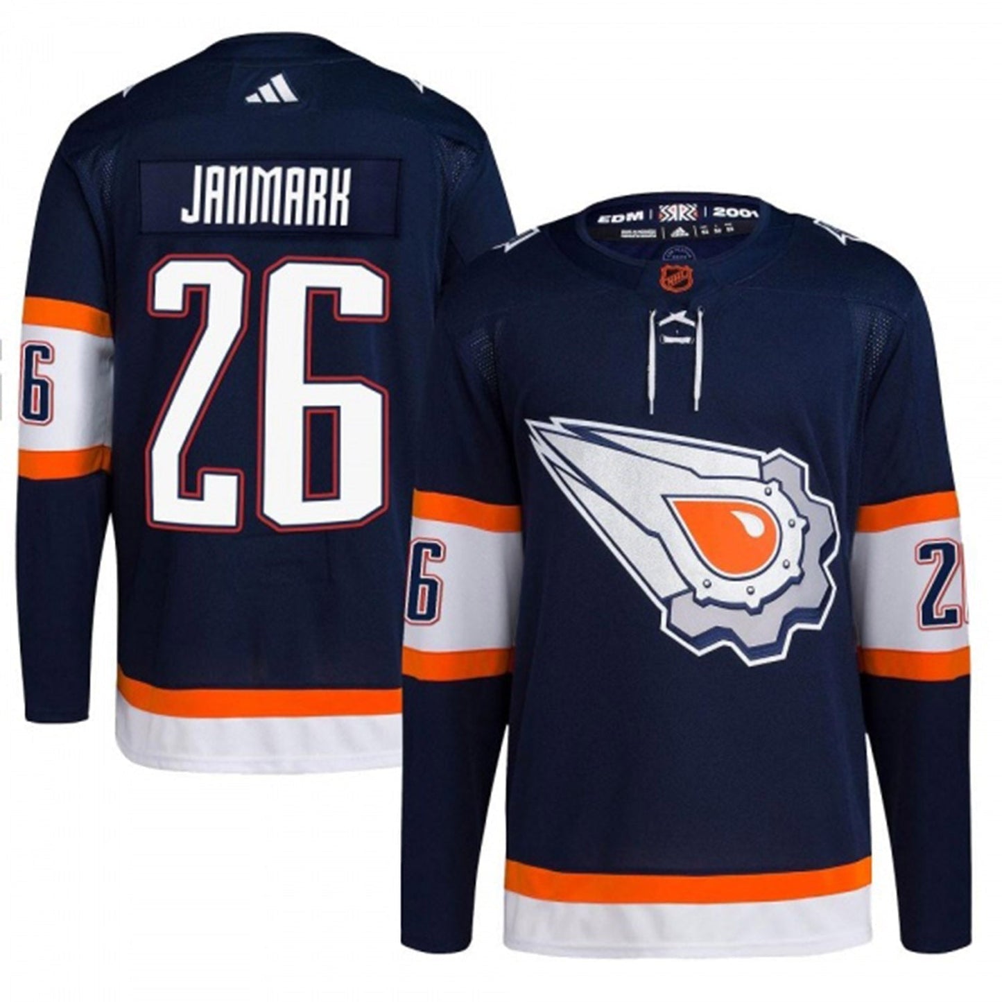 Hockey Mattias Janmark Edmonton Oilers 26 Jersey