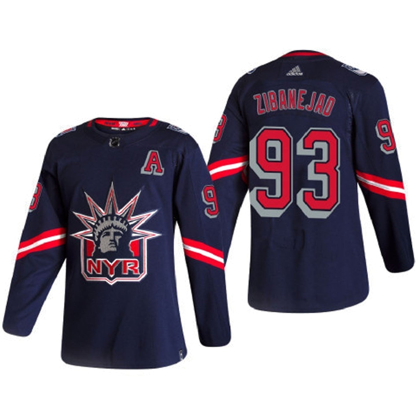 Hockey Mika Zibanejad New York Rangers 93 Jersey