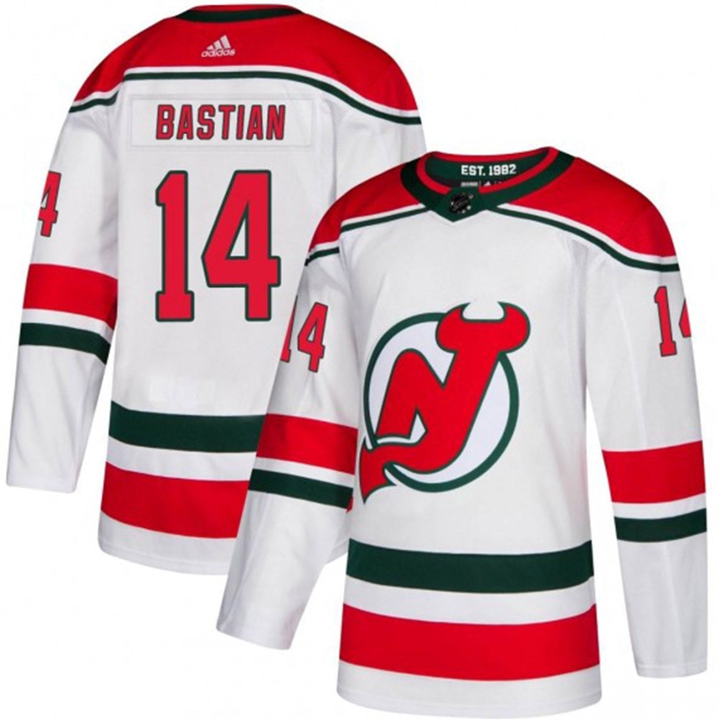 Hockey Nathan Bastian New Jersey Devils 42 Jersey