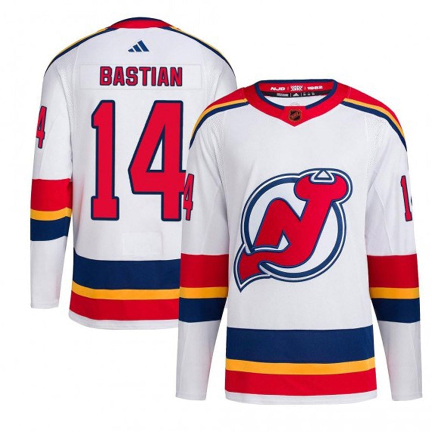 Hockey Nathan Bastian New Jersey Devils 42 Jersey