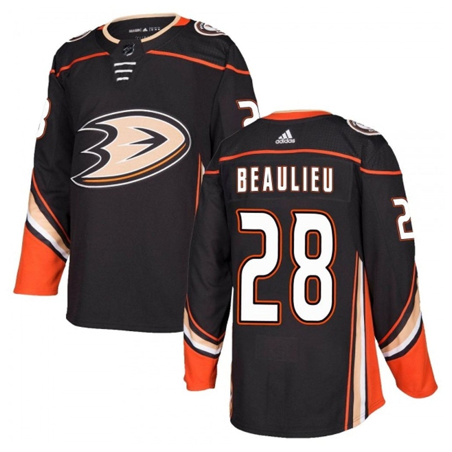 Hockey Nathan Beaulieu Anaheim Ducks 28 Jersey