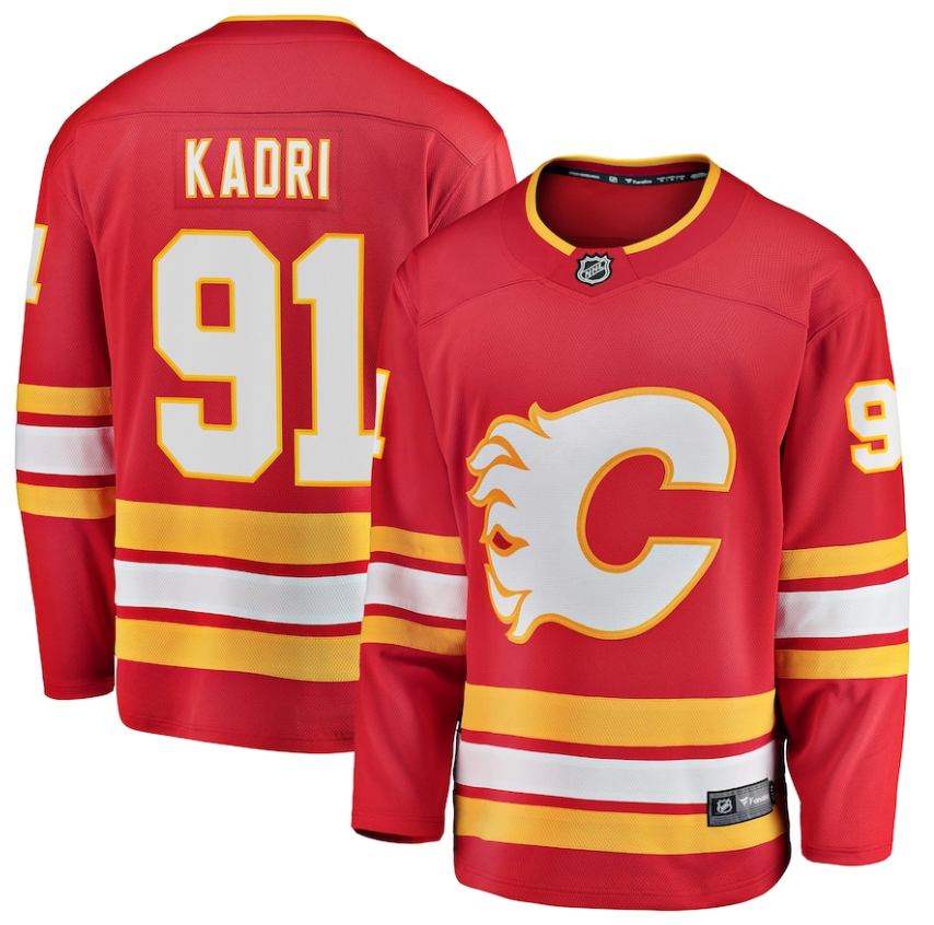 Hockey Nazem Kadri Calgary Flames 91 Jersey