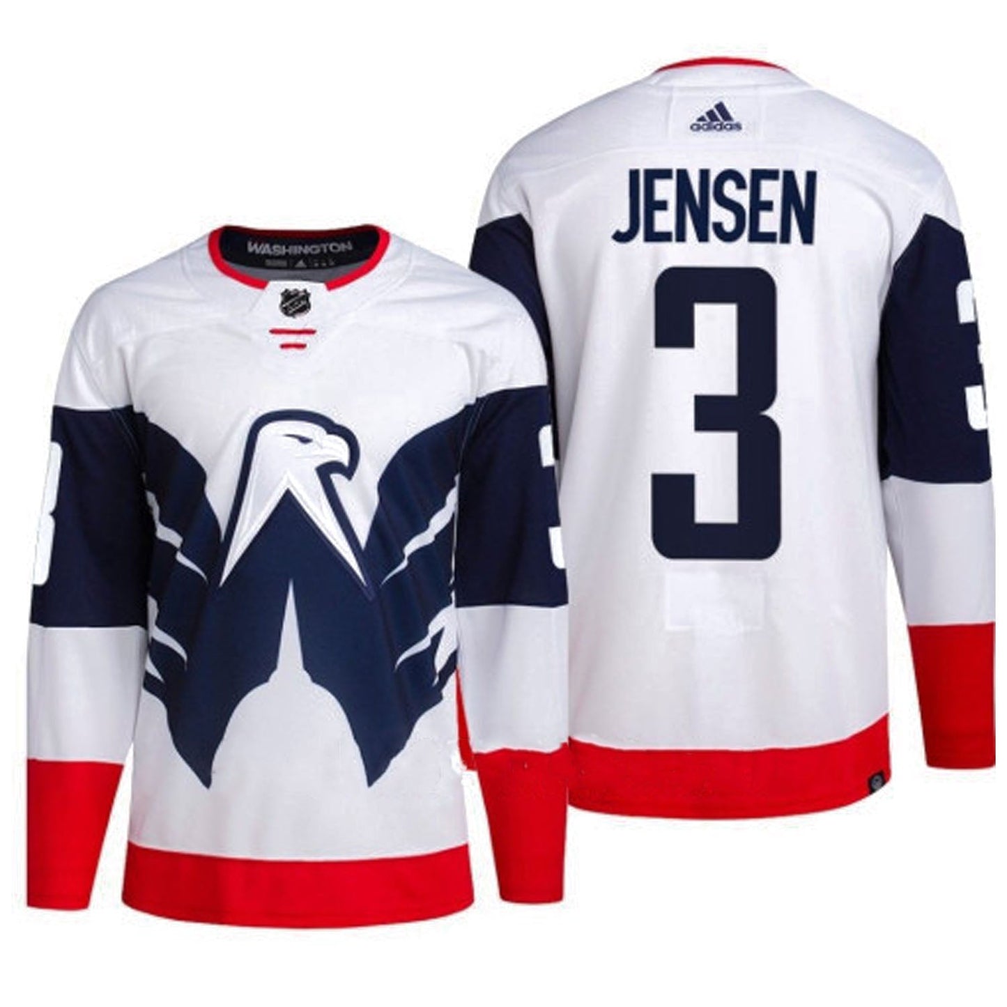 Hockey Nick Jensen Washington Capitals 3 Jersey